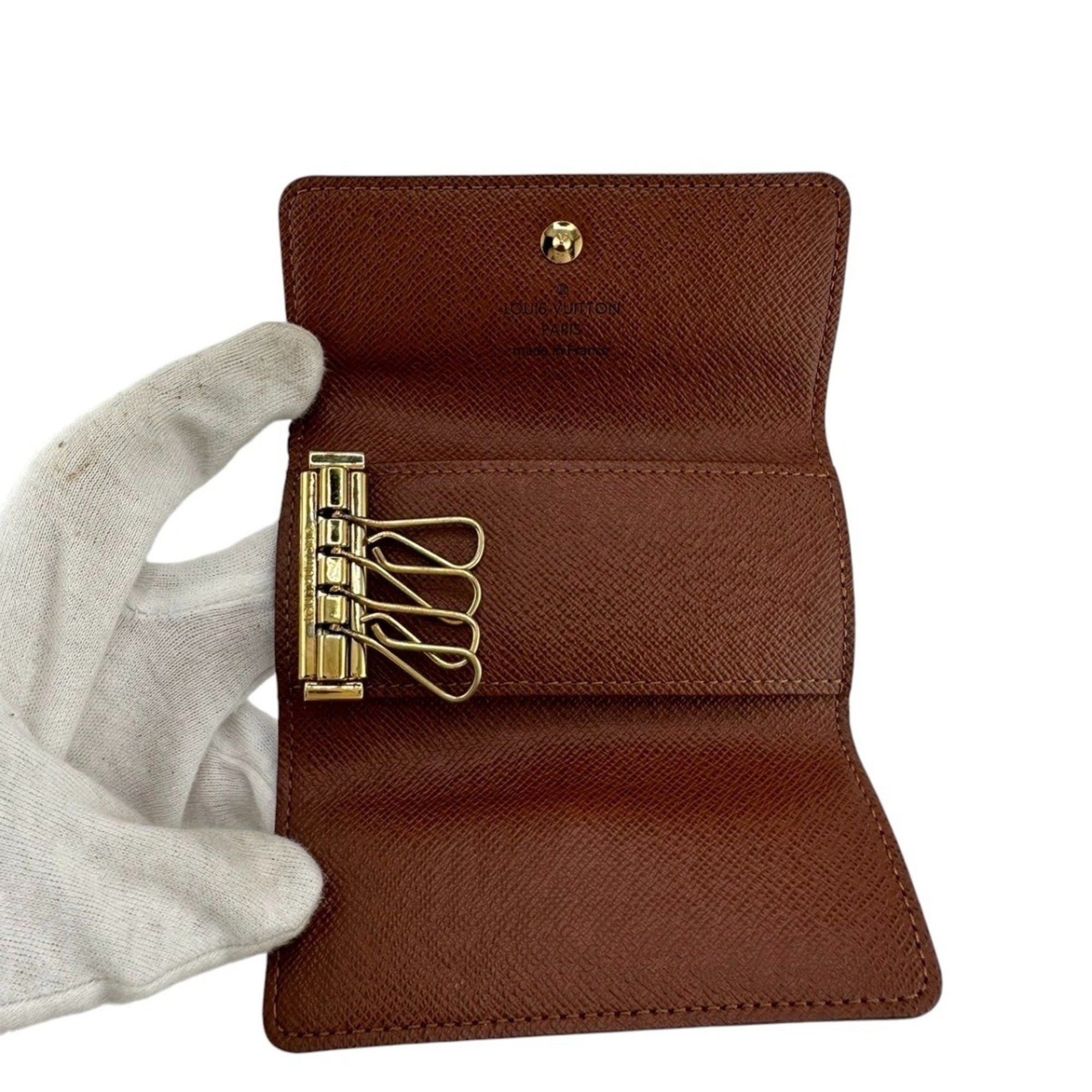 Louis Vuitton Louis Vuitton Key Case Multicle 4 Monogram Canvas M62631 Brown LV Size ONE SIZE - 12 Thumbnail
