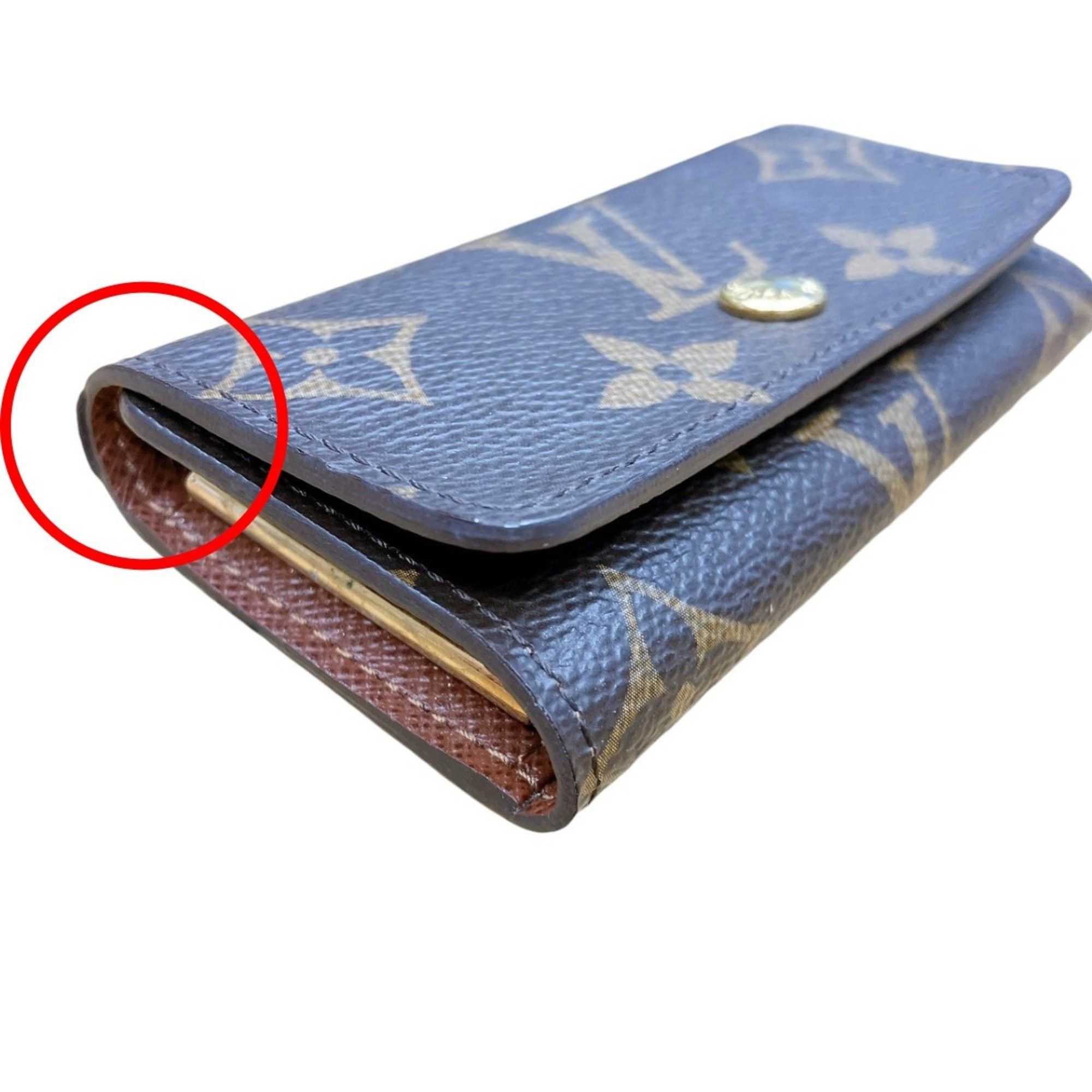 Louis Vuitton Louis Vuitton Key Case Multicle 4 Monogram Canvas M62631 Brown LV Size ONE SIZE - 5 Thumbnail