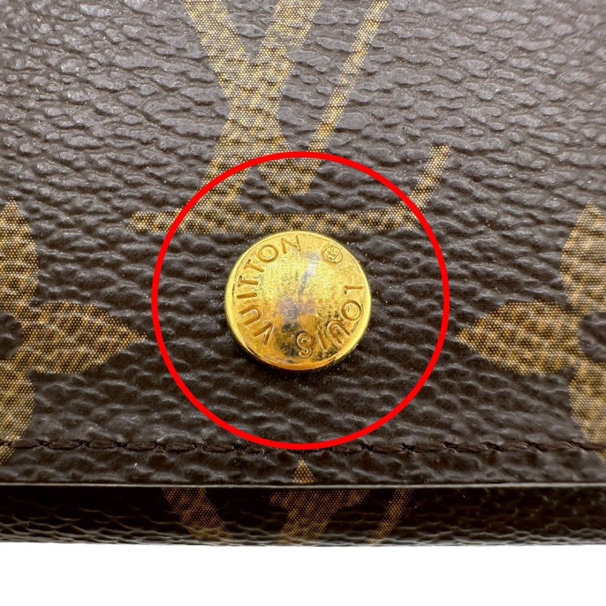 Louis Vuitton Louis Vuitton Key Case Multicle 4 Monogram Canvas M62631 Brown LV Size ONE SIZE - 10 Thumbnail