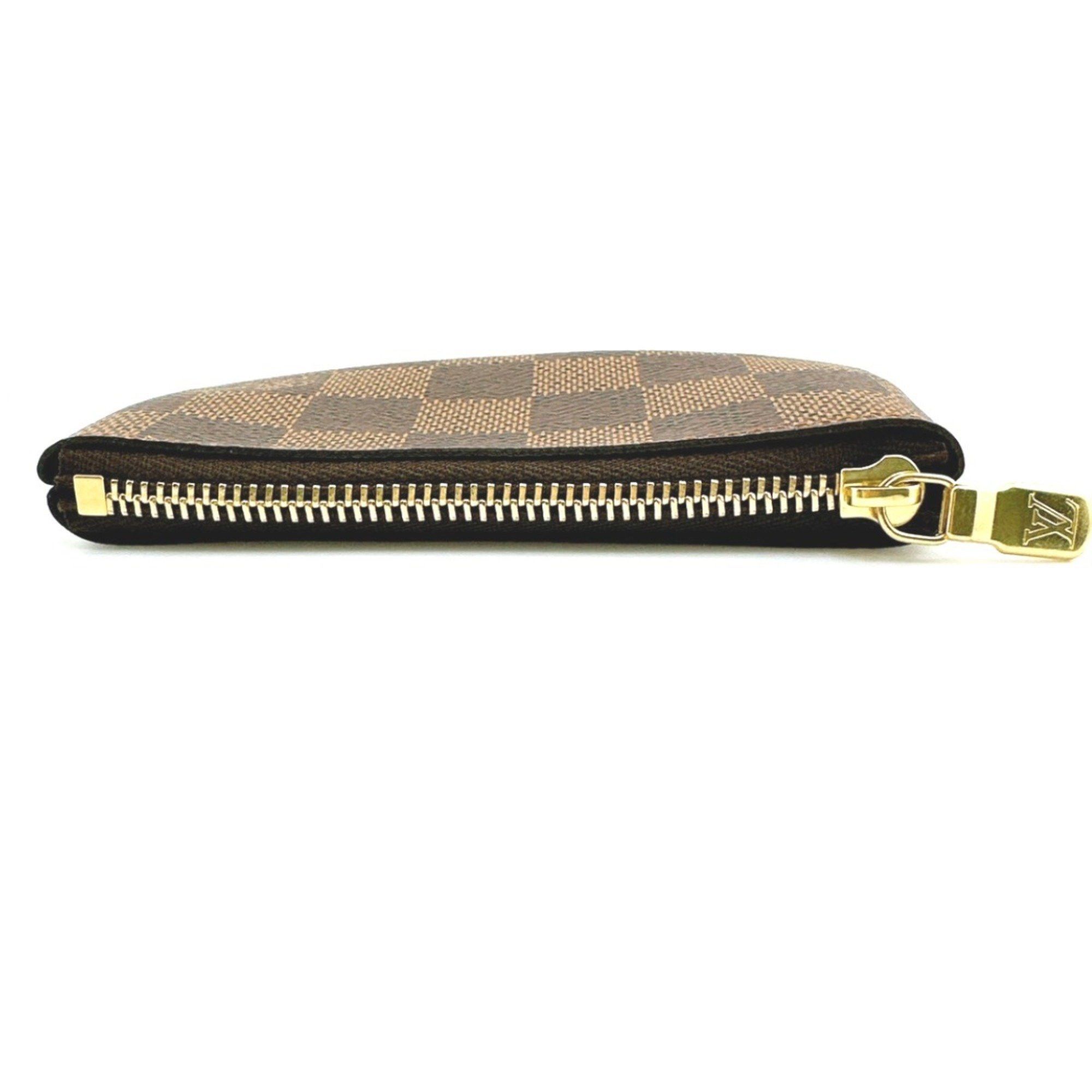 Louis Vuitton Louis Vuitton Key Case Coin Purse Damier Pochette Cle Canvas N62658 Brown LV Size ONE SIZE - 5 Thumbnail