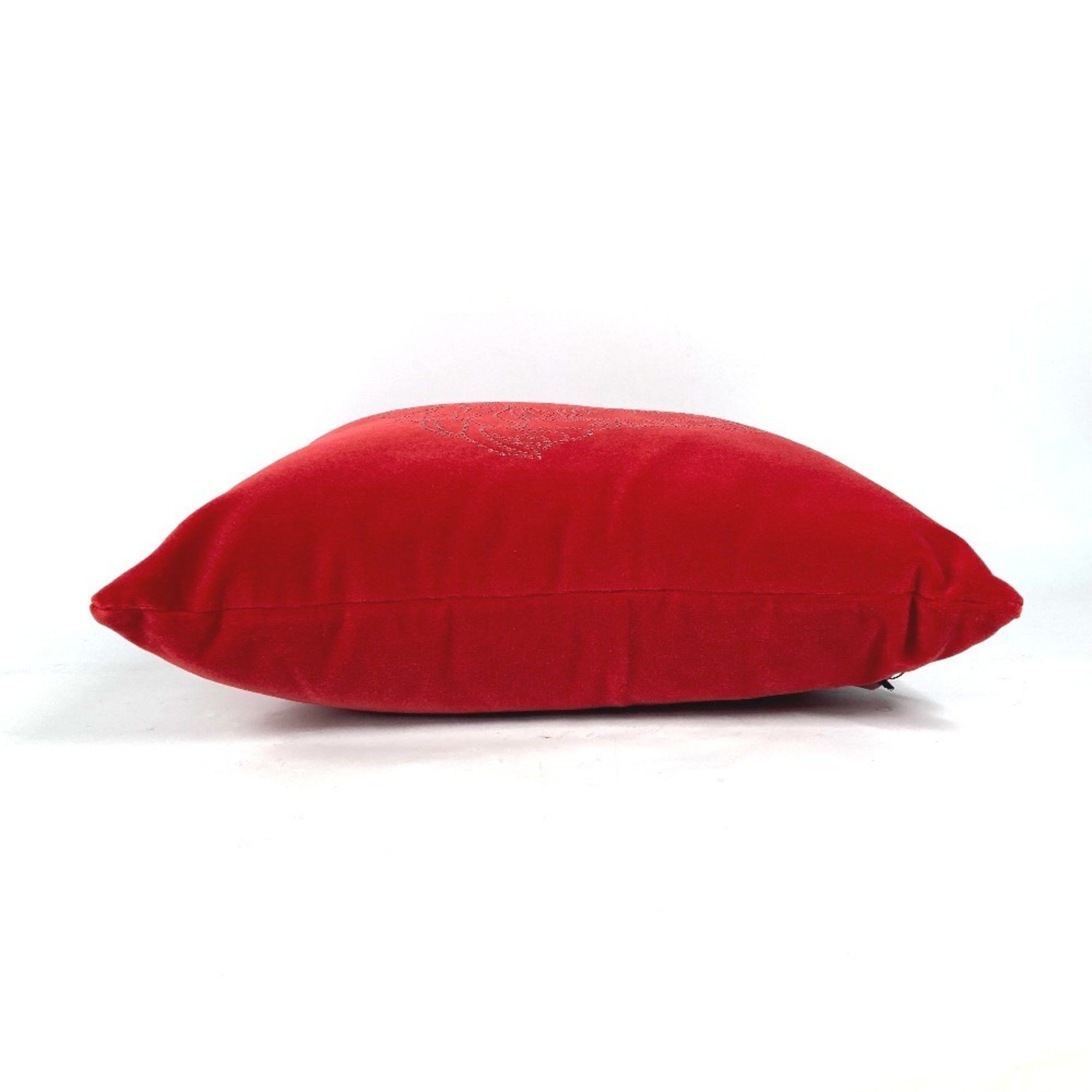 Versace Versace Pillow Home Medusa Rhinestone Cushion Cotton Women's Red Size ONE SIZE - 3 Thumbnail