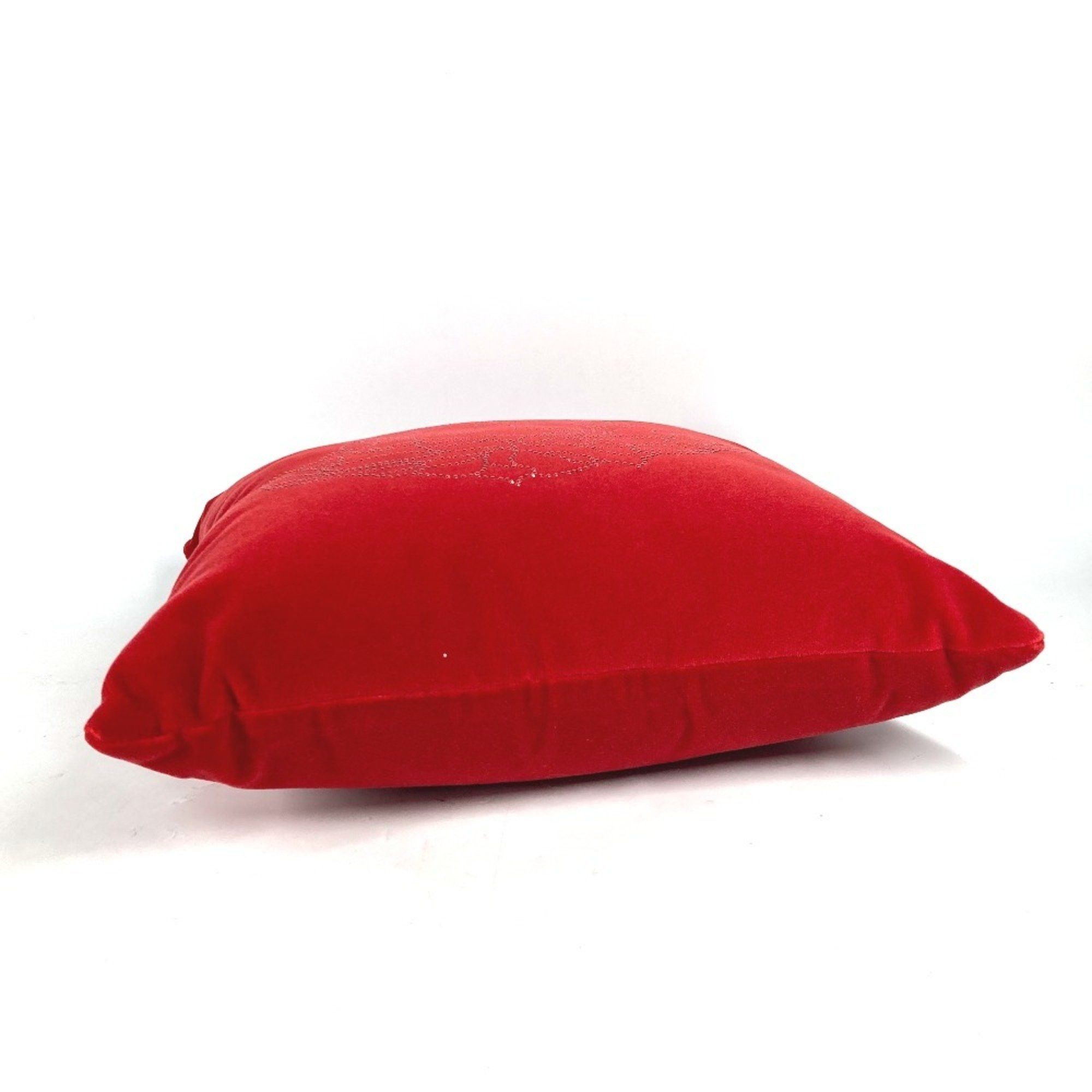 Versace Versace Pillow Home Medusa Rhinestone Cushion Cotton Women's Red Size ONE SIZE - 5 Thumbnail