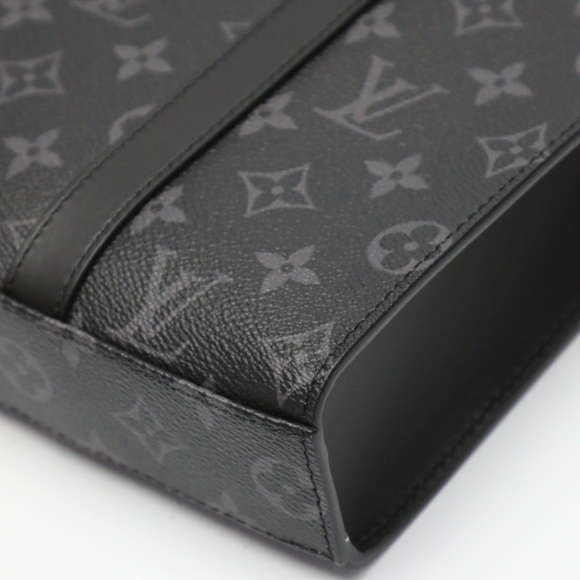 Louis Vuitton Louis Vuitton Tote Bag Monogram Eclipse Sac Plaque Canvas M46456 Black LV Size ONE SIZE - 11 Thumbnail