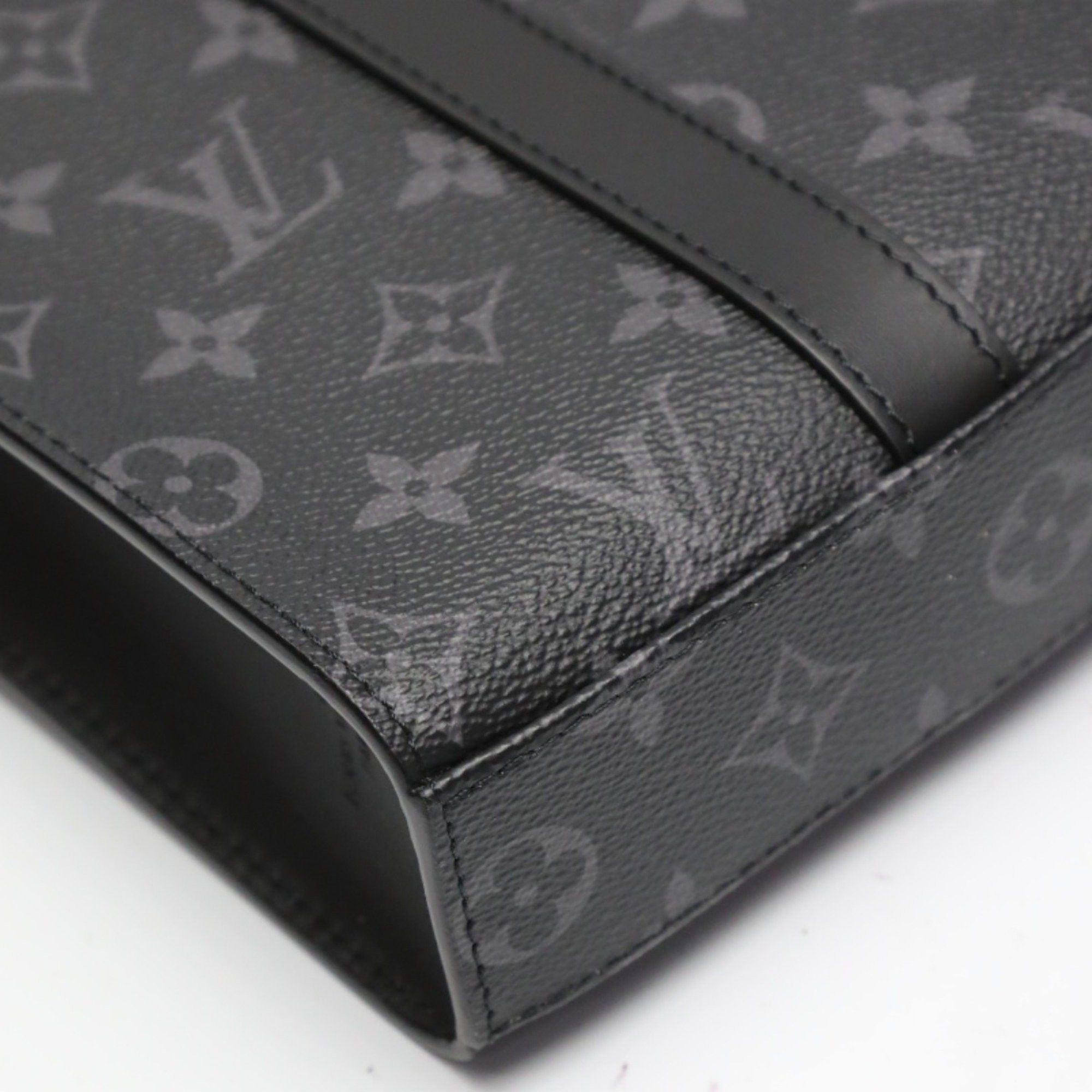 Louis Vuitton Louis Vuitton Tote Bag Monogram Eclipse Sac Plaque Canvas M46456 Black LV Size ONE SIZE - 10 Thumbnail