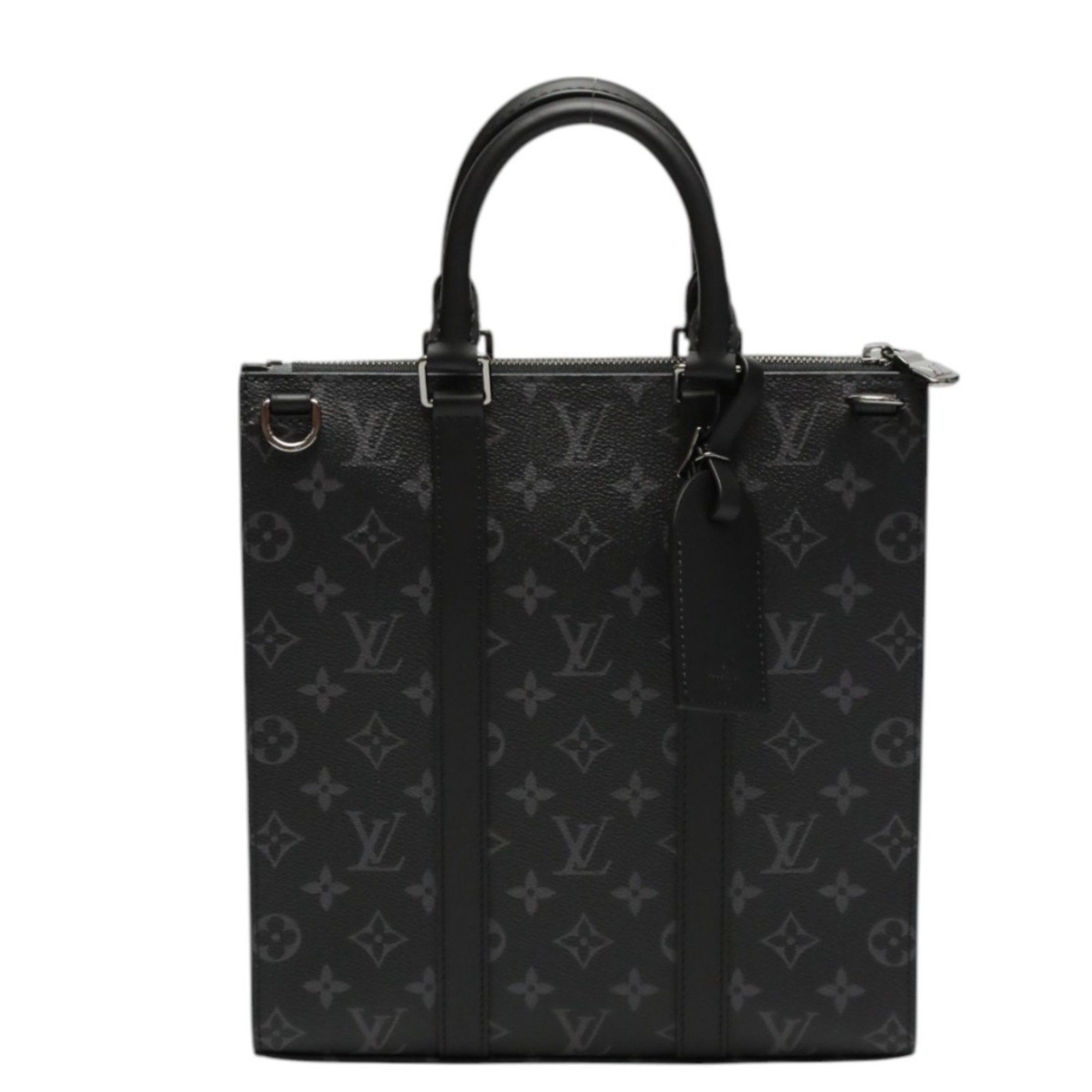Louis Vuitton Louis Vuitton Tote Bag Monogram Eclipse Sac Plaque Canvas M46456 Black LV Size ONE SIZE - 3 Thumbnail