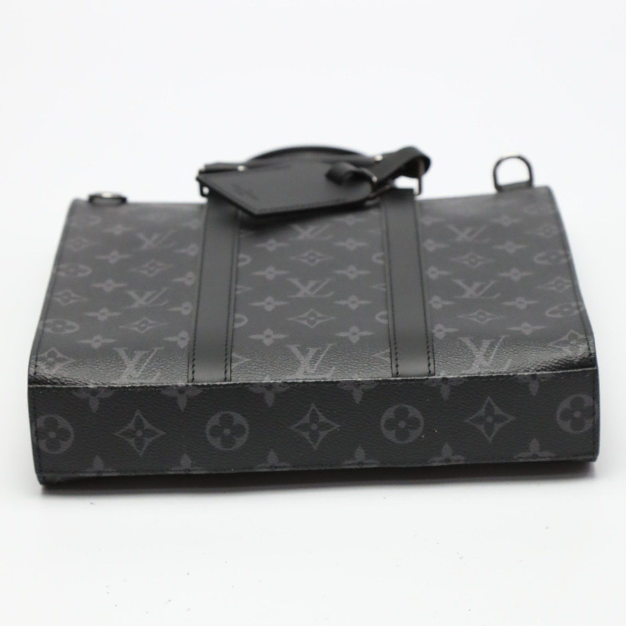 Louis Vuitton Louis Vuitton Tote Bag Monogram Eclipse Sac Plaque Canvas M46456 Black LV Size ONE SIZE - 6 Thumbnail