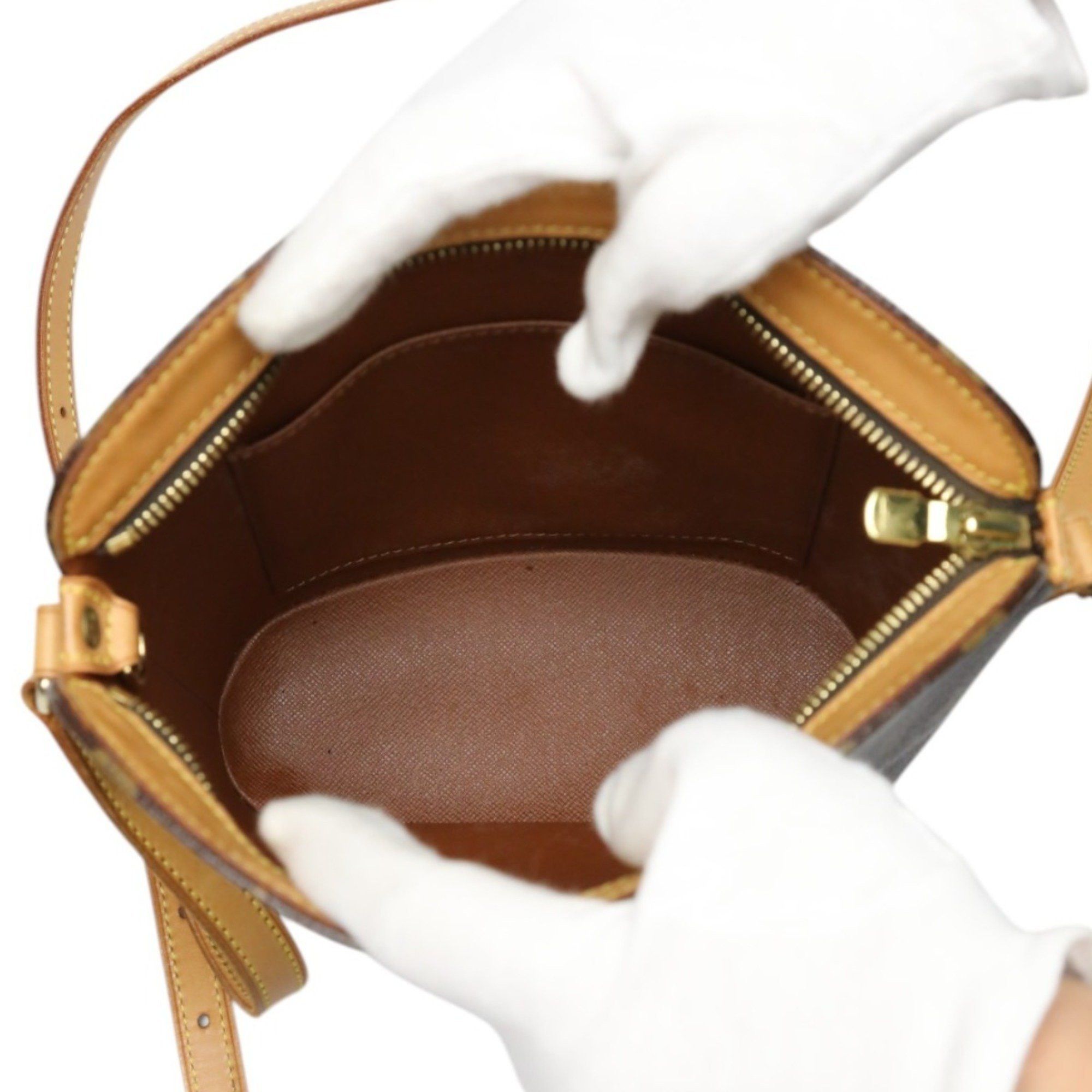 Louis Vuitton Louis Vuitton Shoulder Bag Monogram Drouot Canvas M51290 Brown LV Size ONE SIZE - 12 Thumbnail