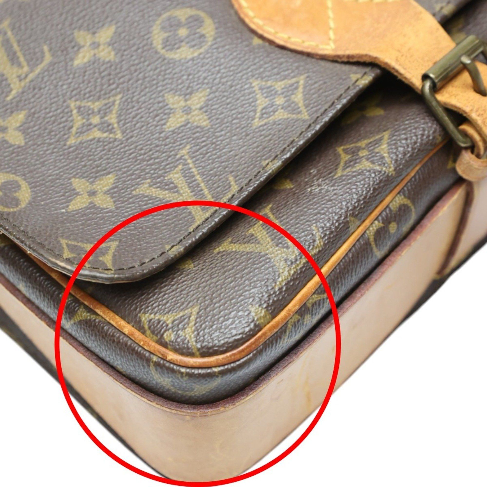 Louis Vuitton Louis Vuitton Shoulder Bag Monogram Cartesier GM Canvas M51252 Brown LV Size ONE SIZE - 6 Thumbnail