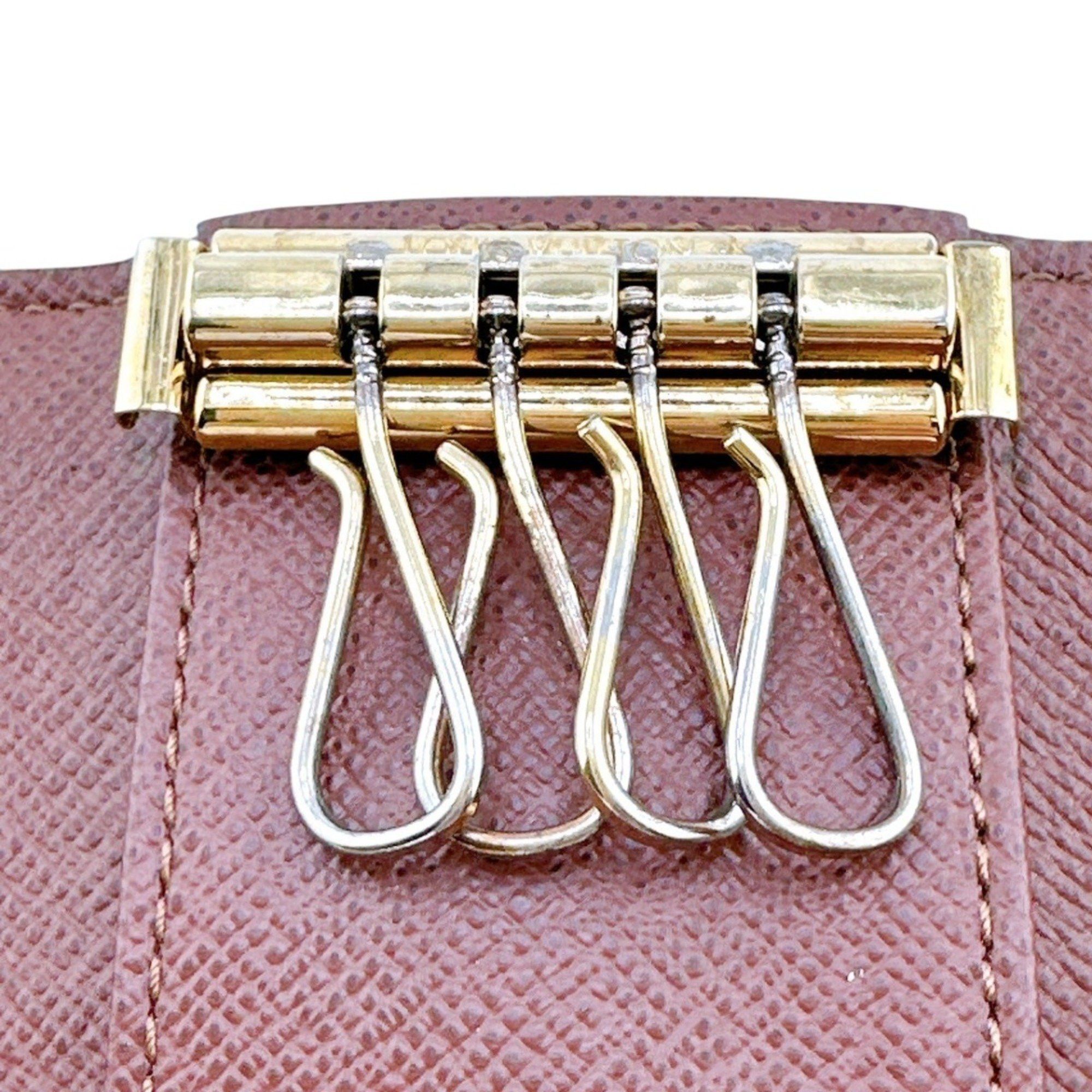 Louis Vuitton Louis Vuitton Key Case for 4 Monogram Multicle Canvas M69517 Brown LV Size ONE SIZE - 11 Thumbnail