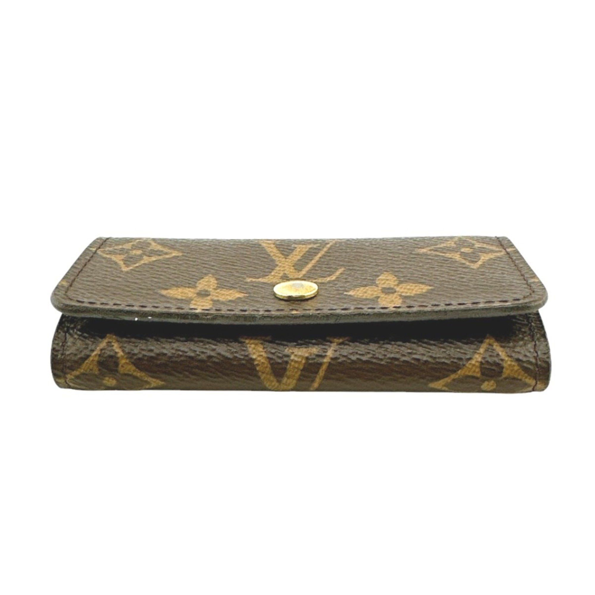 Louis Vuitton Louis Vuitton Key Case for 4 Monogram Multicle Canvas M69517 Brown LV Size ONE SIZE - 3 Thumbnail
