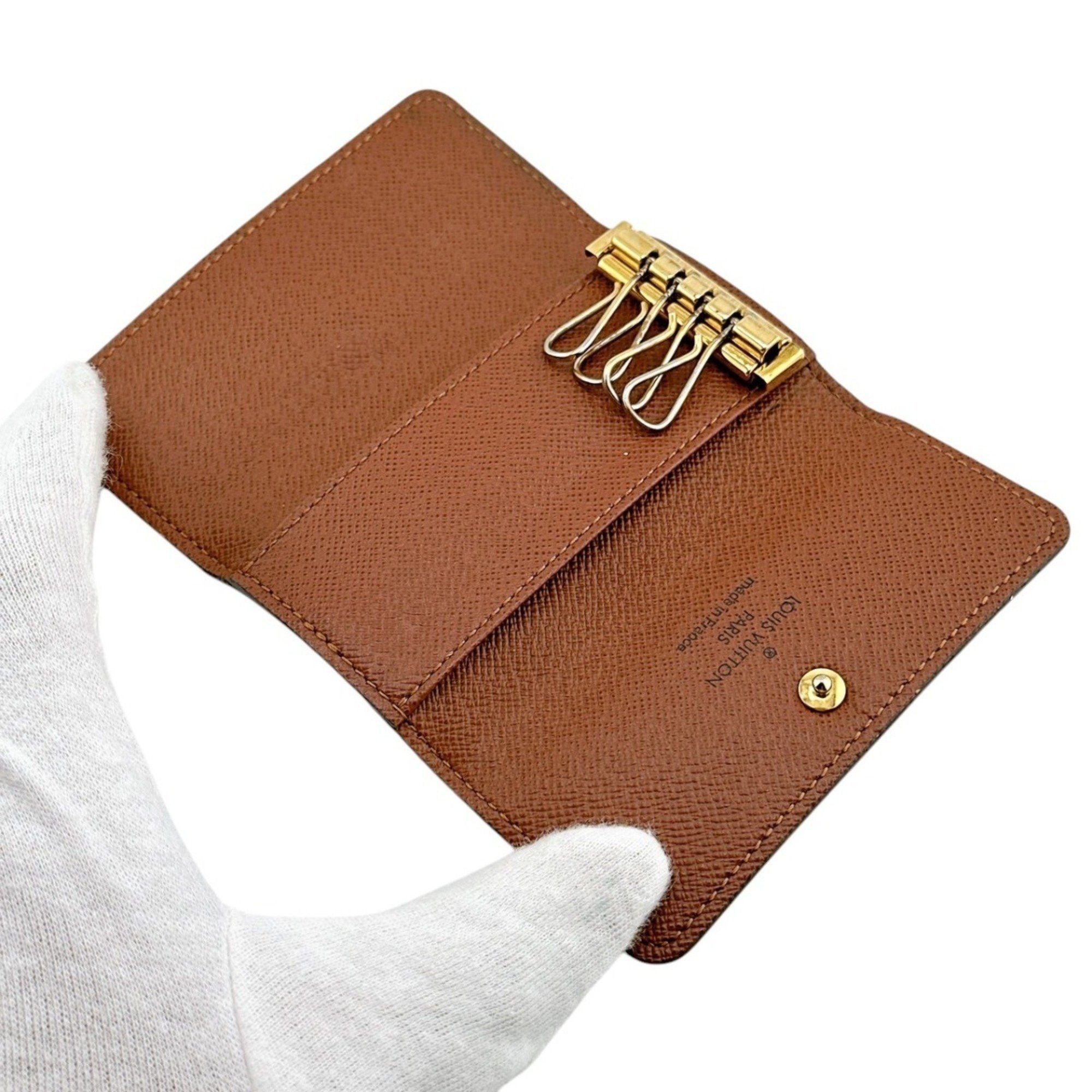 Louis Vuitton Louis Vuitton Key Case for 4 Monogram Multicle Canvas M69517 Brown LV Size ONE SIZE - 10 Thumbnail