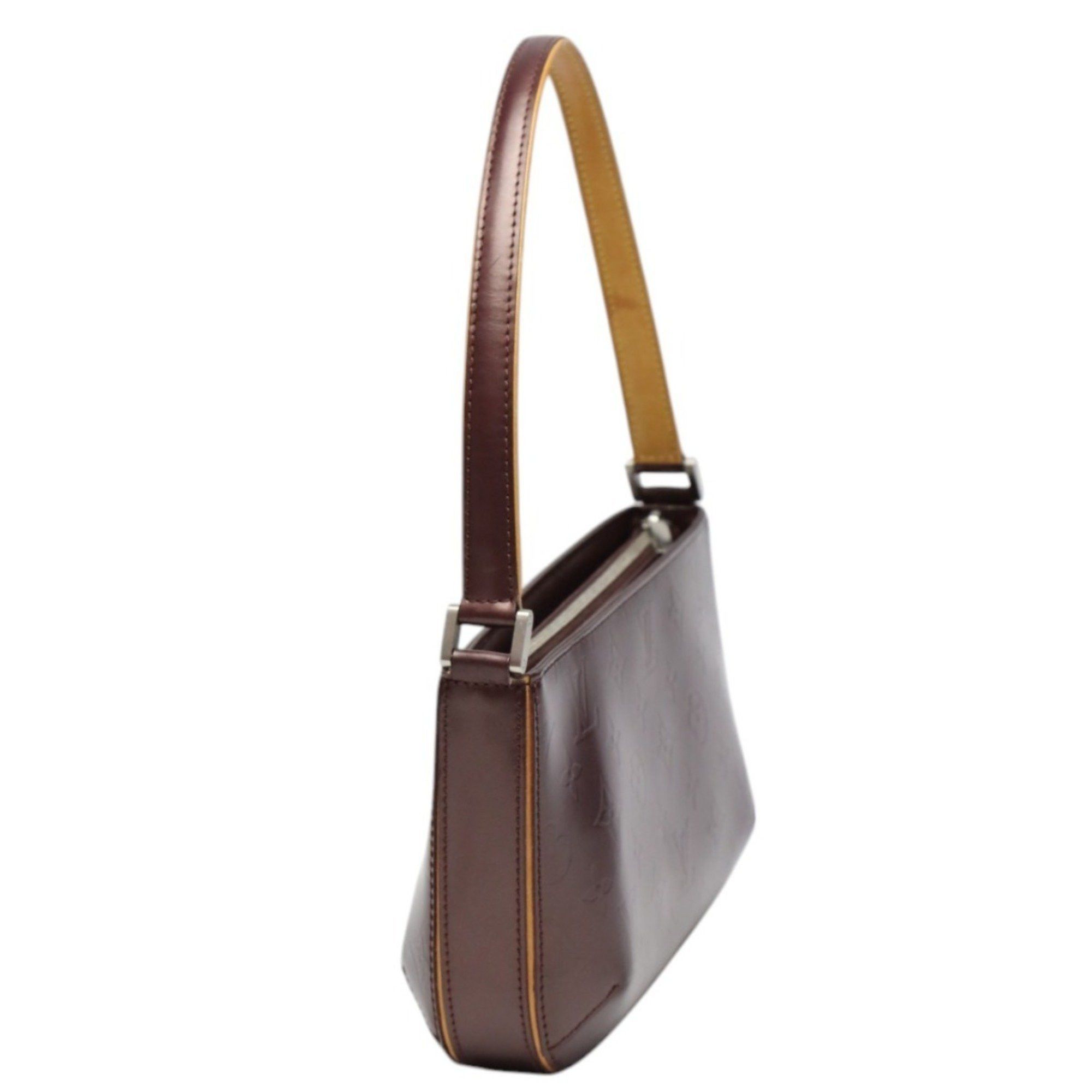 Louis Vuitton Louis Vuitton Handbag Bag Monogram Matte Faura M55146 Violet LV Size ONE SIZE - 4 Thumbnail