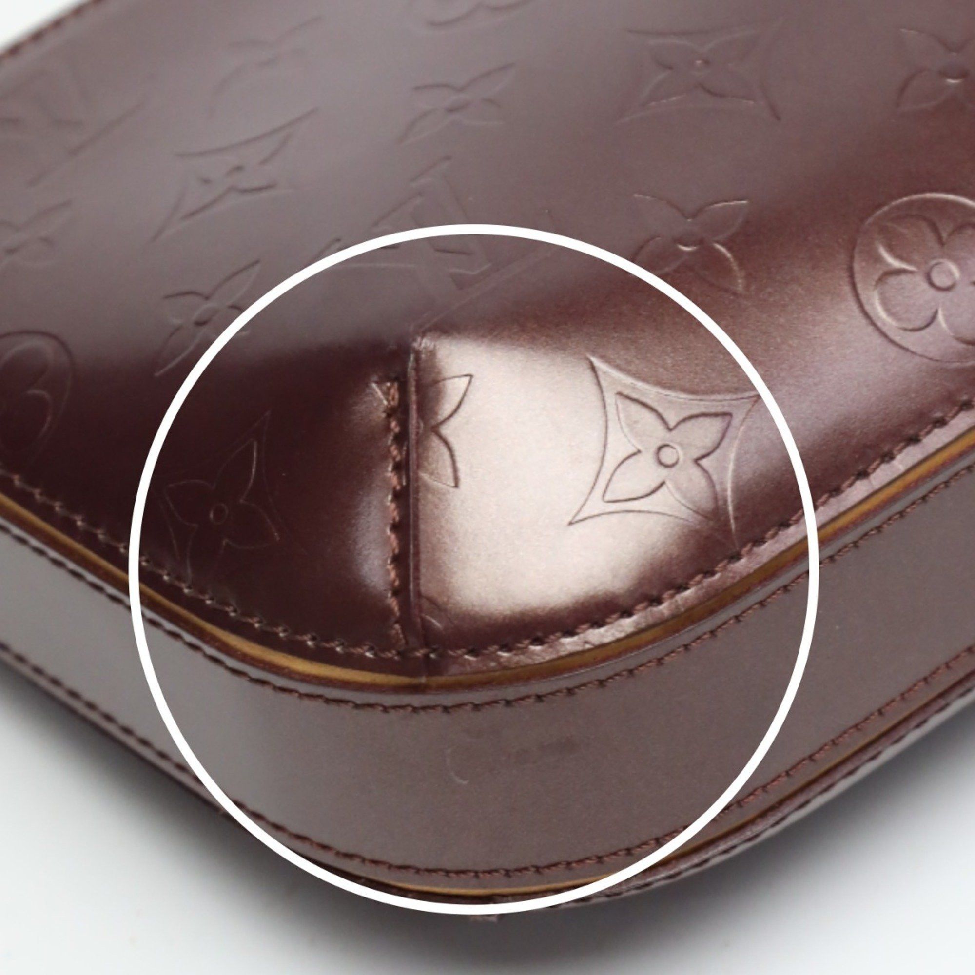 Louis Vuitton Louis Vuitton Handbag Bag Monogram Matte Faura M55146 Violet LV Size ONE SIZE - 7 Thumbnail