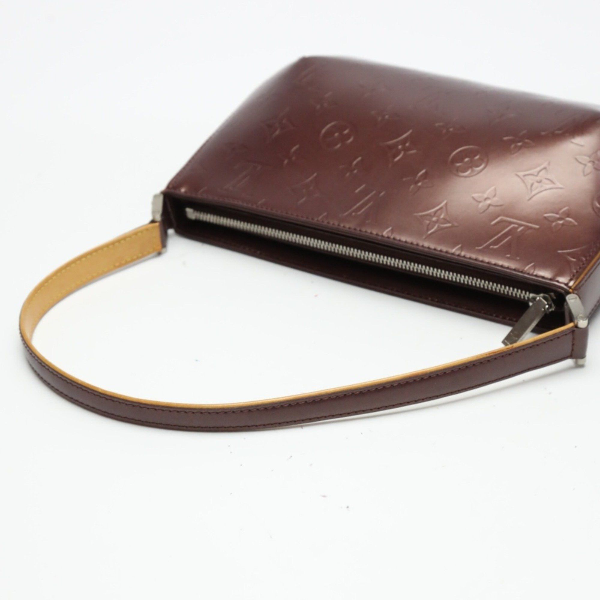 Louis Vuitton Louis Vuitton Handbag Bag Monogram Matte Faura M55146 Violet LV Size ONE SIZE - 6 Thumbnail