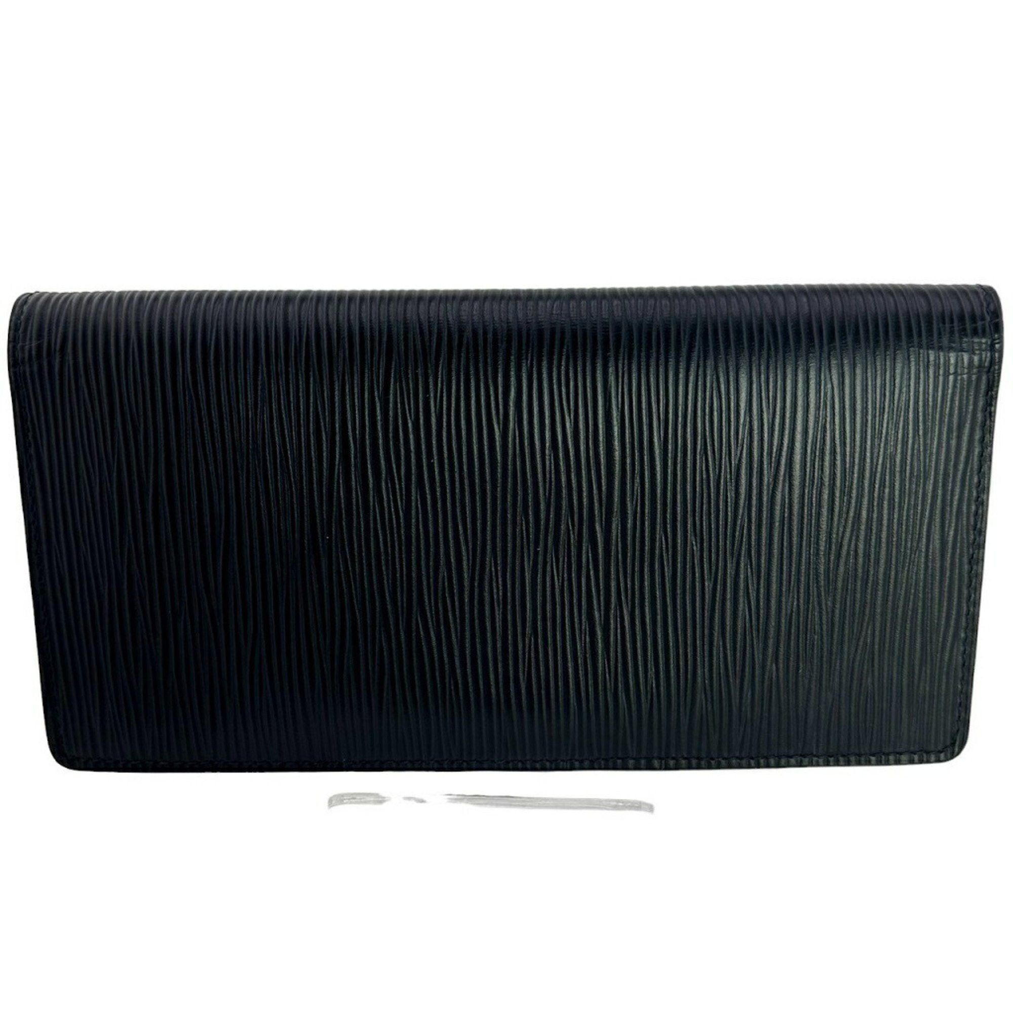 Louis Vuitton Louis Vuitton Long Wallet Coin Purse Moon Epi Portefeuille Brazza Leather M60622 Noir LV Size ONE SIZE - 2 Thumbnail