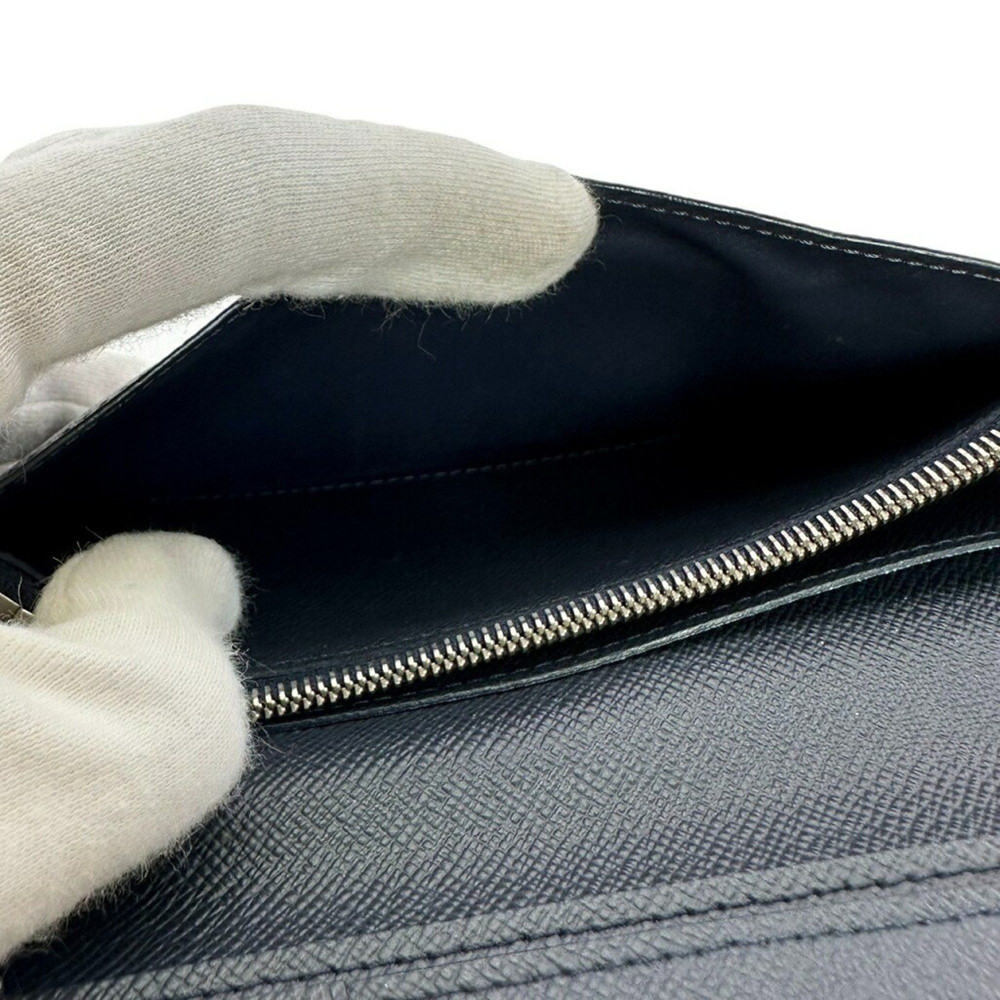 Louis Vuitton Louis Vuitton Long Wallet Coin Purse Moon Epi Portefeuille Brazza Leather M60622 Noir LV Size ONE SIZE - 3 Thumbnail