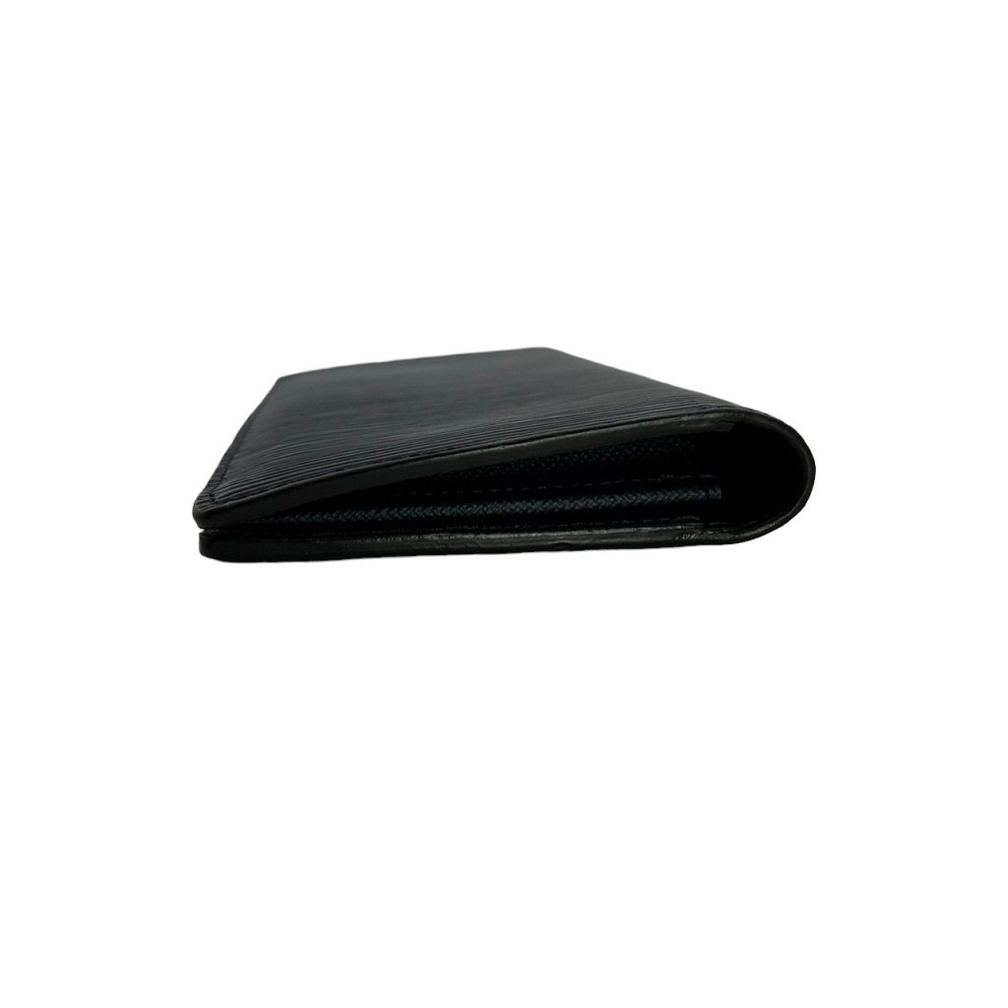 Louis Vuitton Louis Vuitton Long Wallet Coin Purse Moon Epi Portefeuille Brazza Leather M60622 Noir LV Size ONE SIZE - 7 Thumbnail