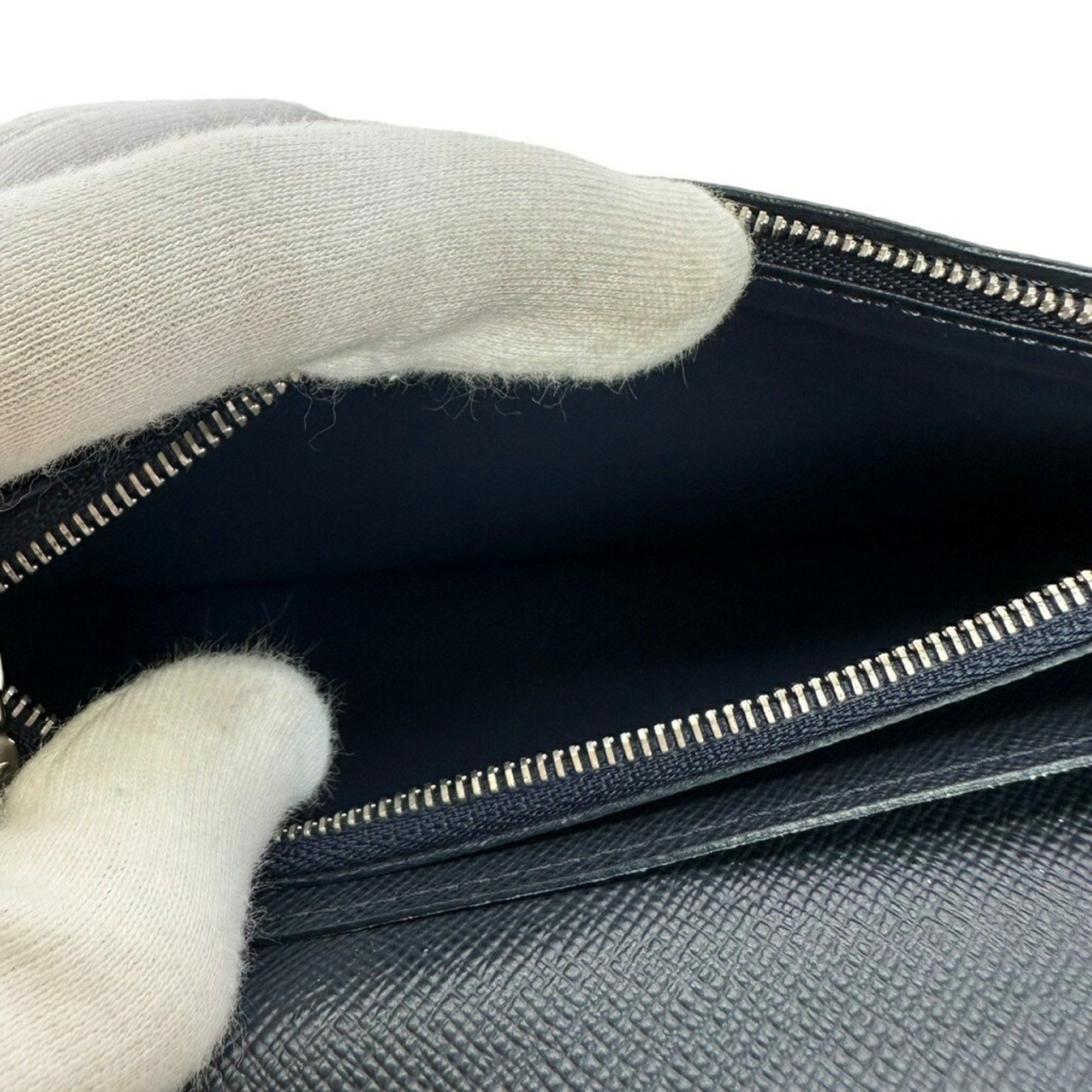 Louis Vuitton Louis Vuitton Long Wallet Coin Purse Moon Epi Portefeuille Brazza Leather M60622 Noir LV Size ONE SIZE - 8 Thumbnail