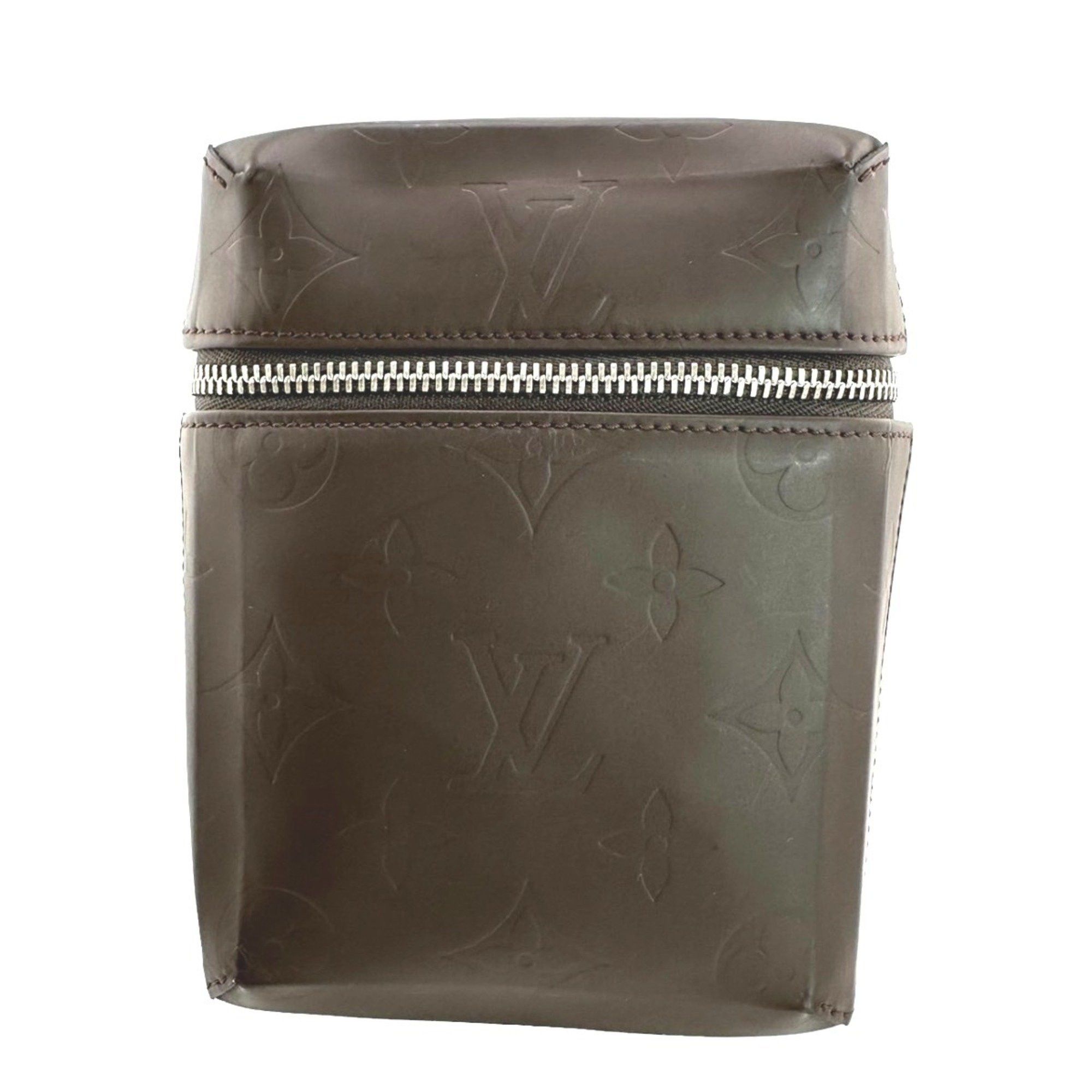 Louis Vuitton Louis Vuitton Pouch Waist Monogram Glace Ray Leather M46550 Brown LV Size ONE SIZE - 2 Thumbnail