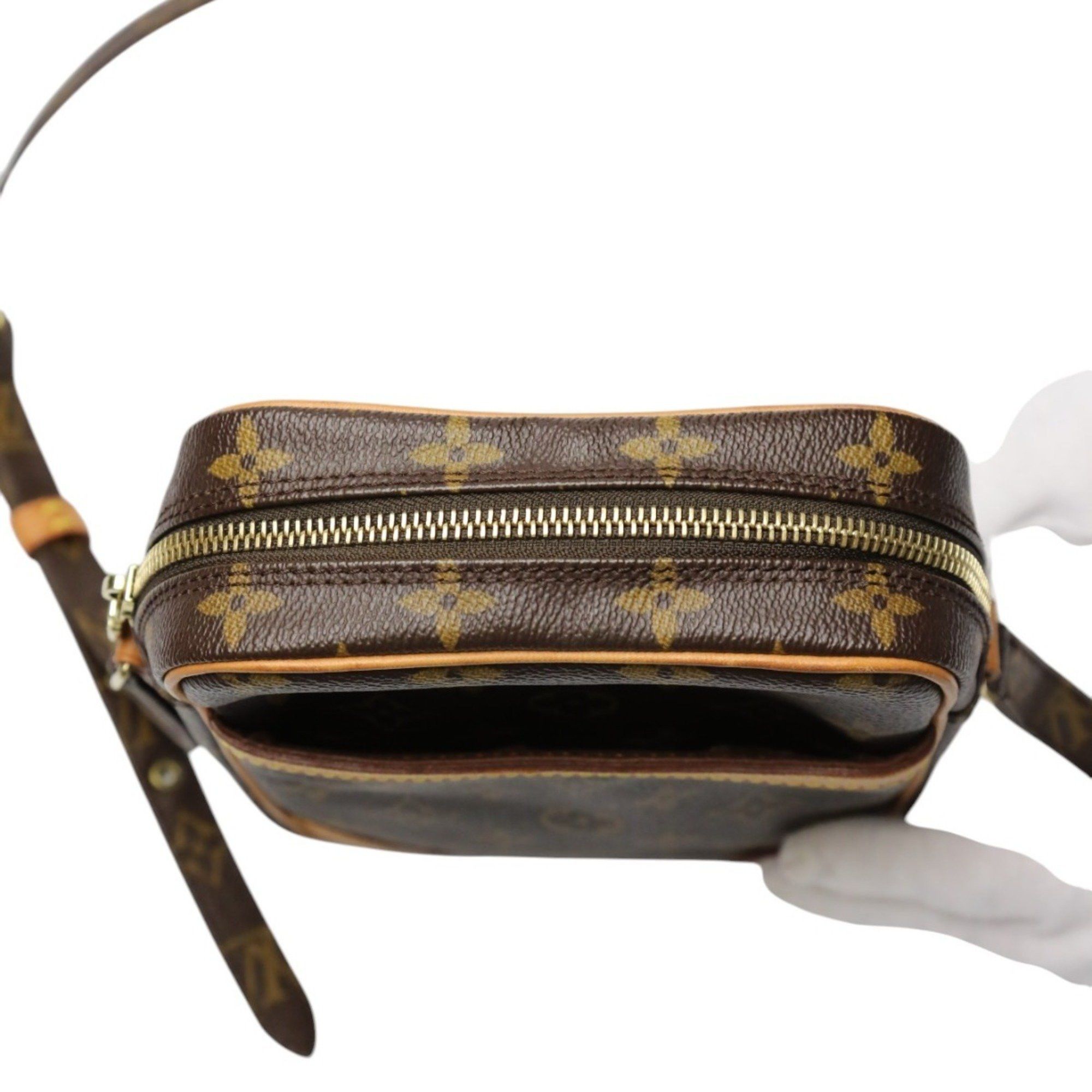 Louis Vuitton Louis Vuitton Shoulder Bag Monogram Danube Canvas M45266 Brown LV Size ONE SIZE - 13 Thumbnail