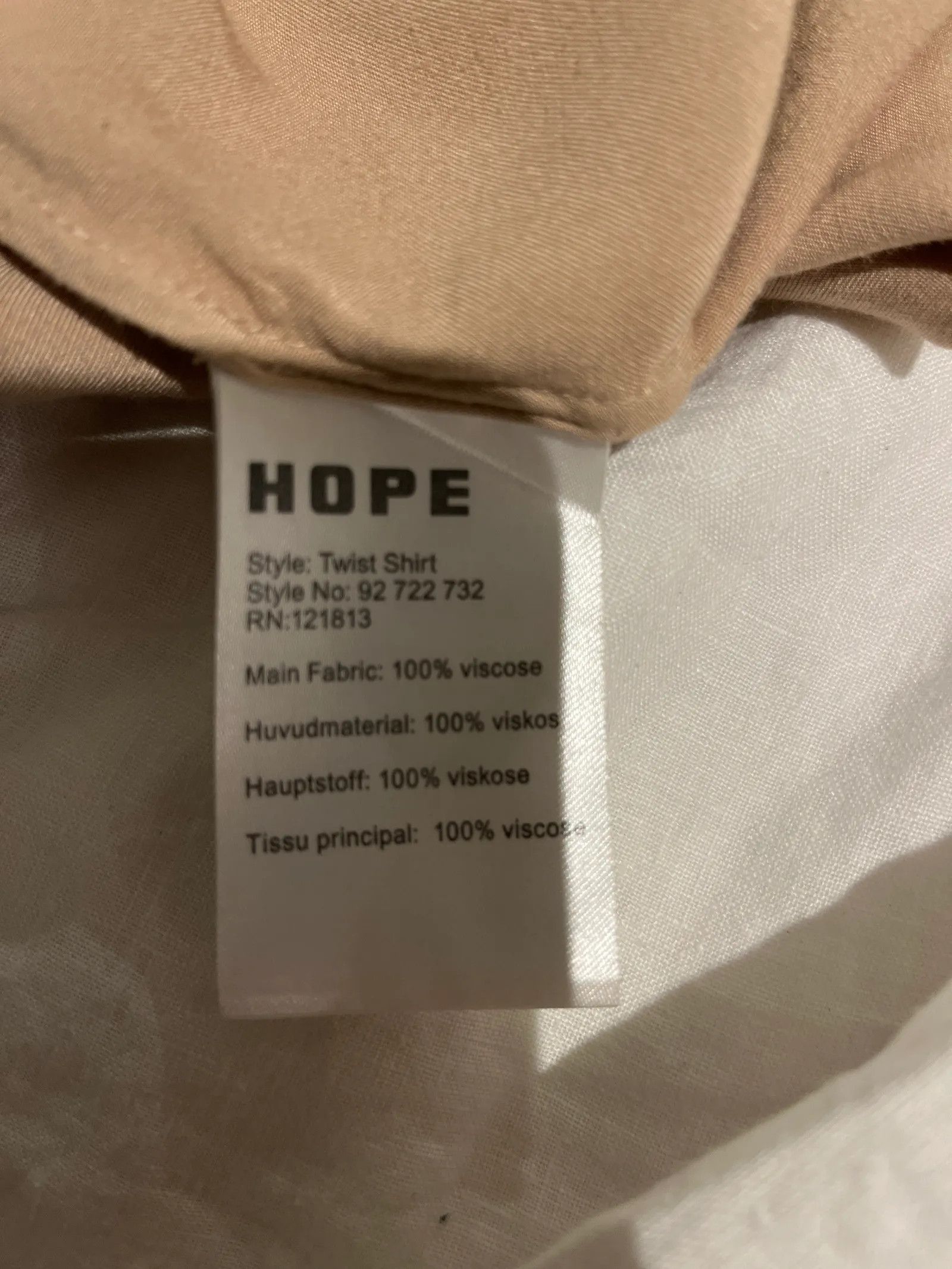 Hope Hope Twist shirt Blouse Size M / US 6-8 / IT 42-44 - 3 Thumbnail