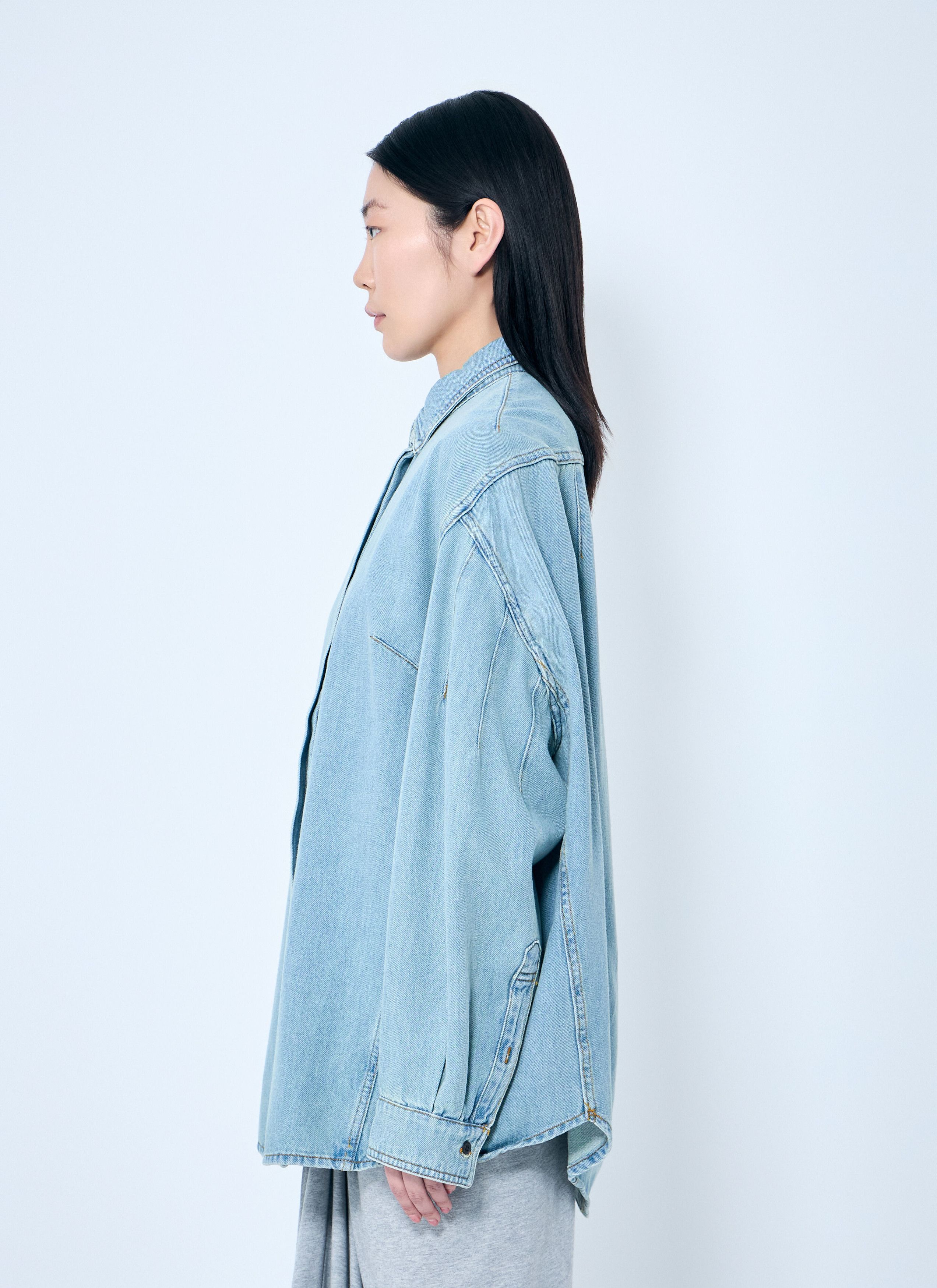 Dries Van Noten Denim Shirt Size XS / US 0-2 / IT 36-38 - 3 Thumbnail