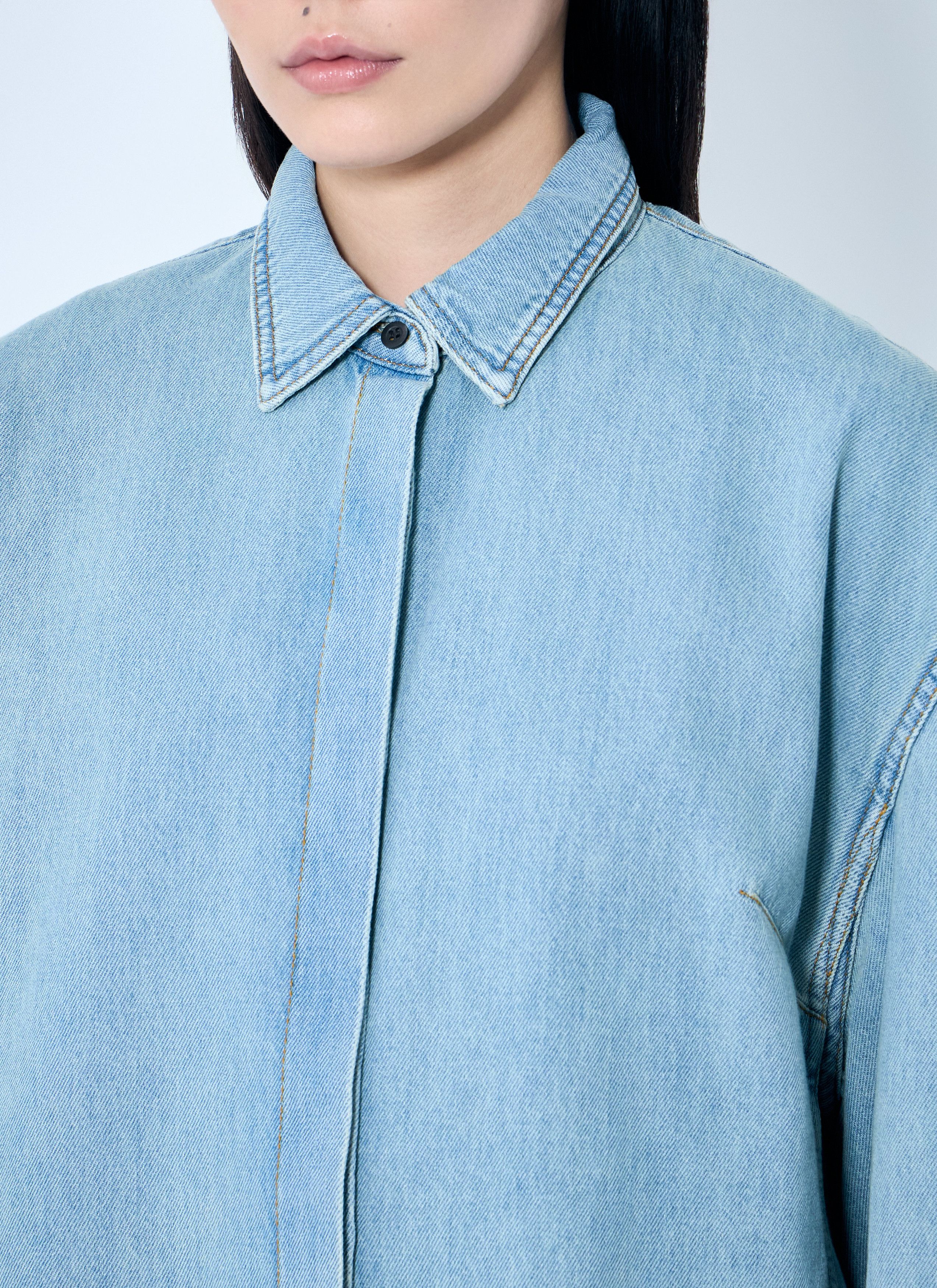 Dries Van Noten Denim Shirt Size XS / US 0-2 / IT 36-38 - 5 Thumbnail