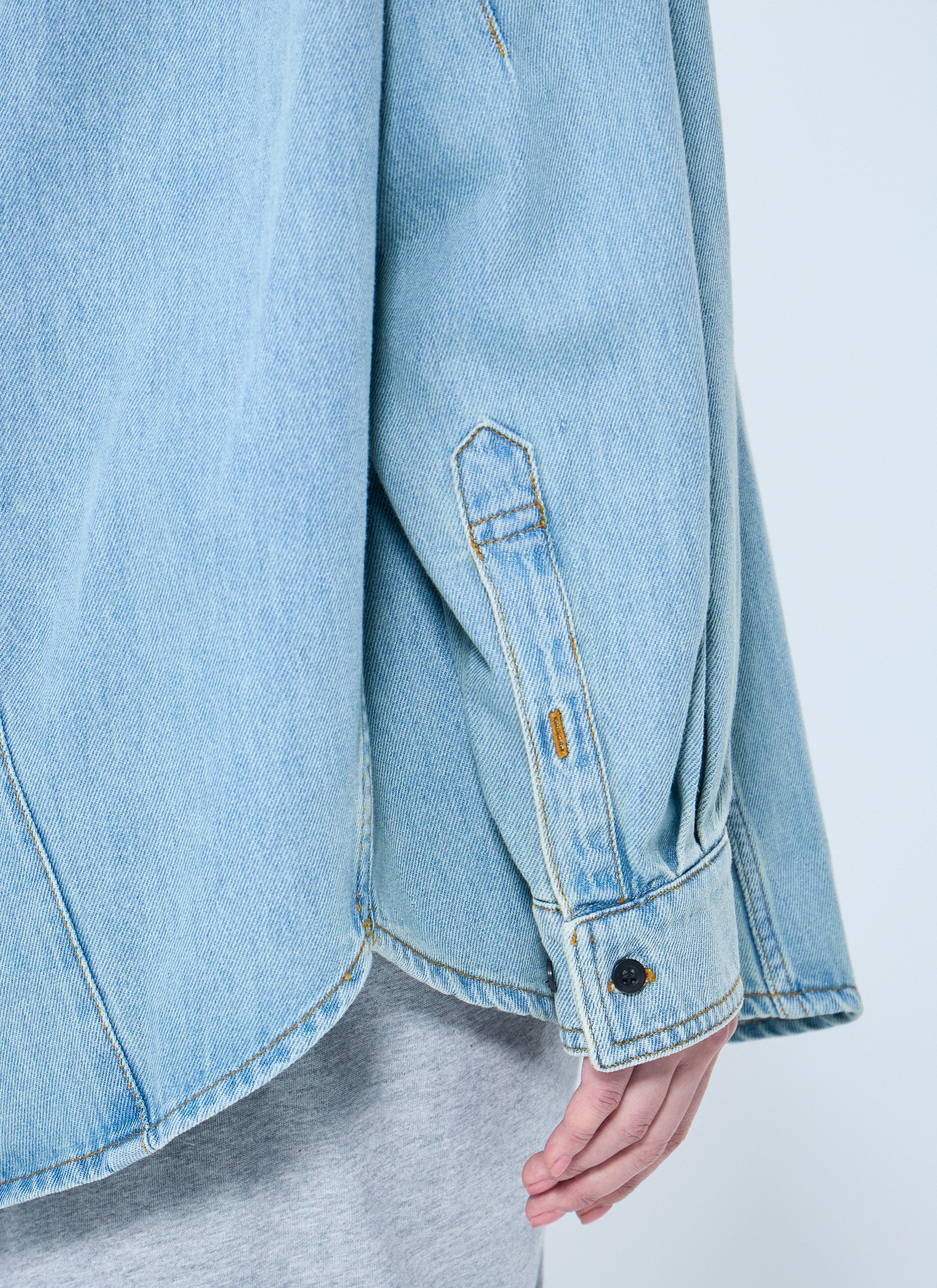 Dries Van Noten Denim Shirt Size XS / US 0-2 / IT 36-38 - 6 Thumbnail