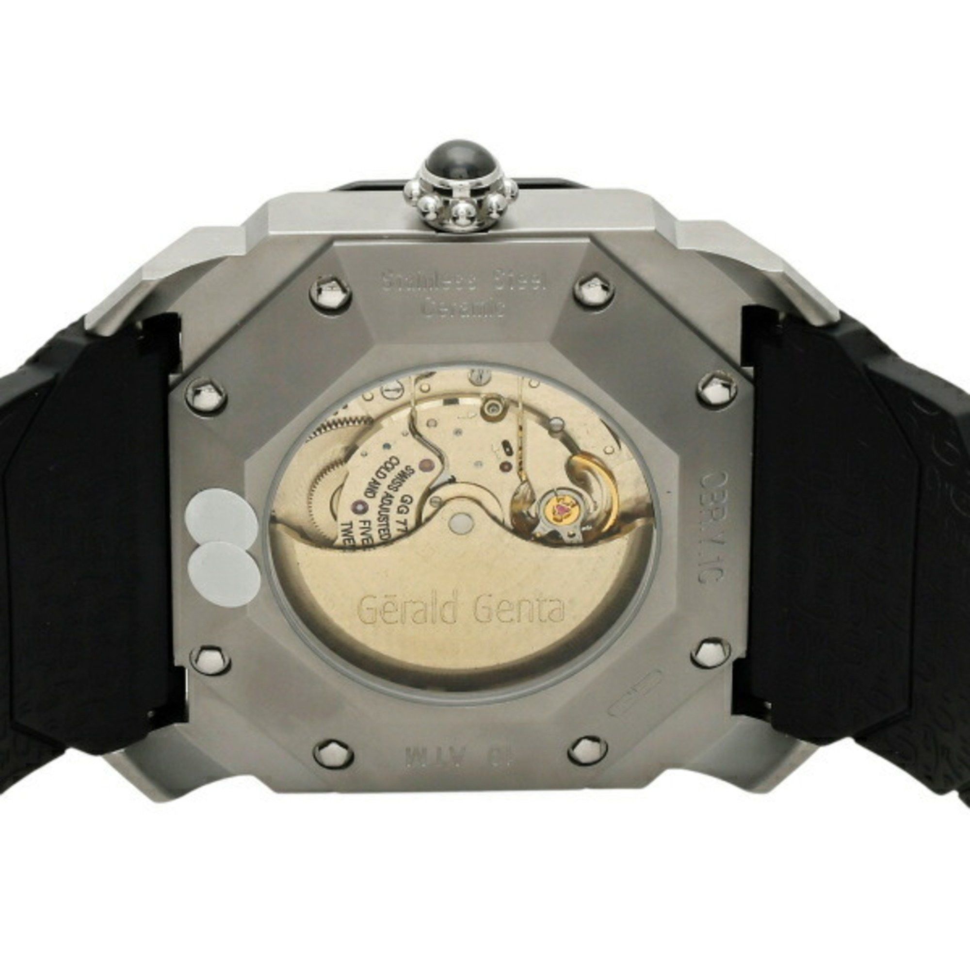 Bvlgari BVLGARI Octo Bi-Retro Gerald Genta 101831 BGO43BSCVDBR Silver Black Dial Men's Watch __ Size ONE SIZE - 5 Thumbnail