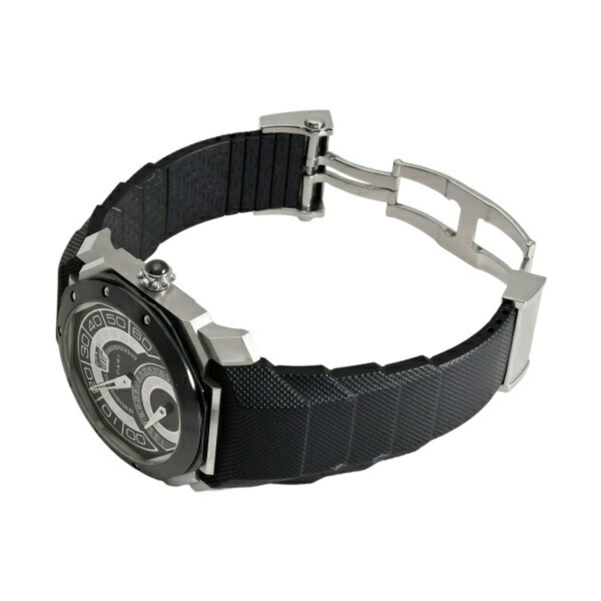 Bvlgari BVLGARI Octo Bi-Retro Gerald Genta 101831 BGO43BSCVDBR Silver Black Dial Men's Watch __ Size ONE SIZE - 3 Thumbnail