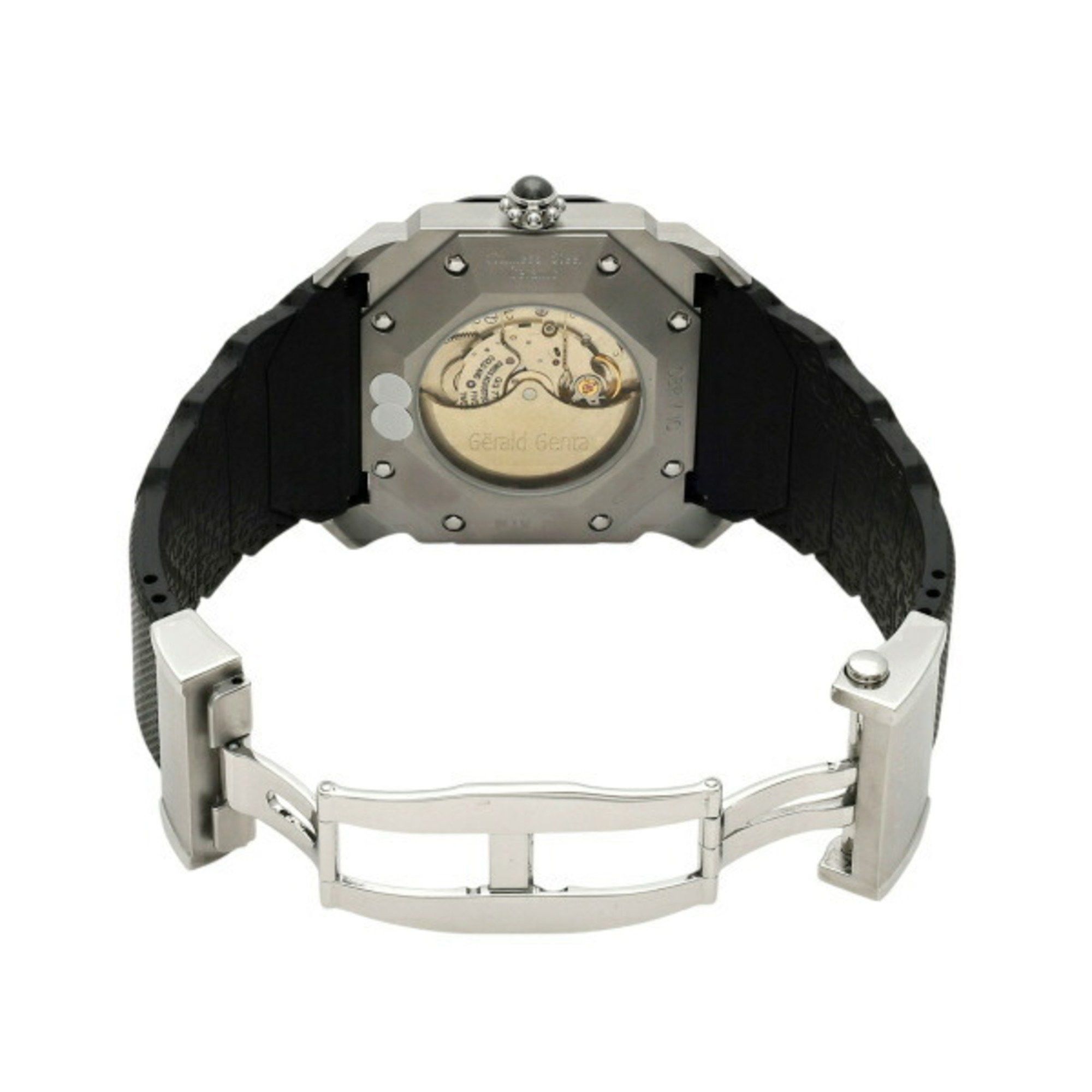 Bvlgari BVLGARI Octo Bi-Retro Gerald Genta 101831 BGO43BSCVDBR Silver Black Dial Men's Watch __ Size ONE SIZE - 4 Thumbnail