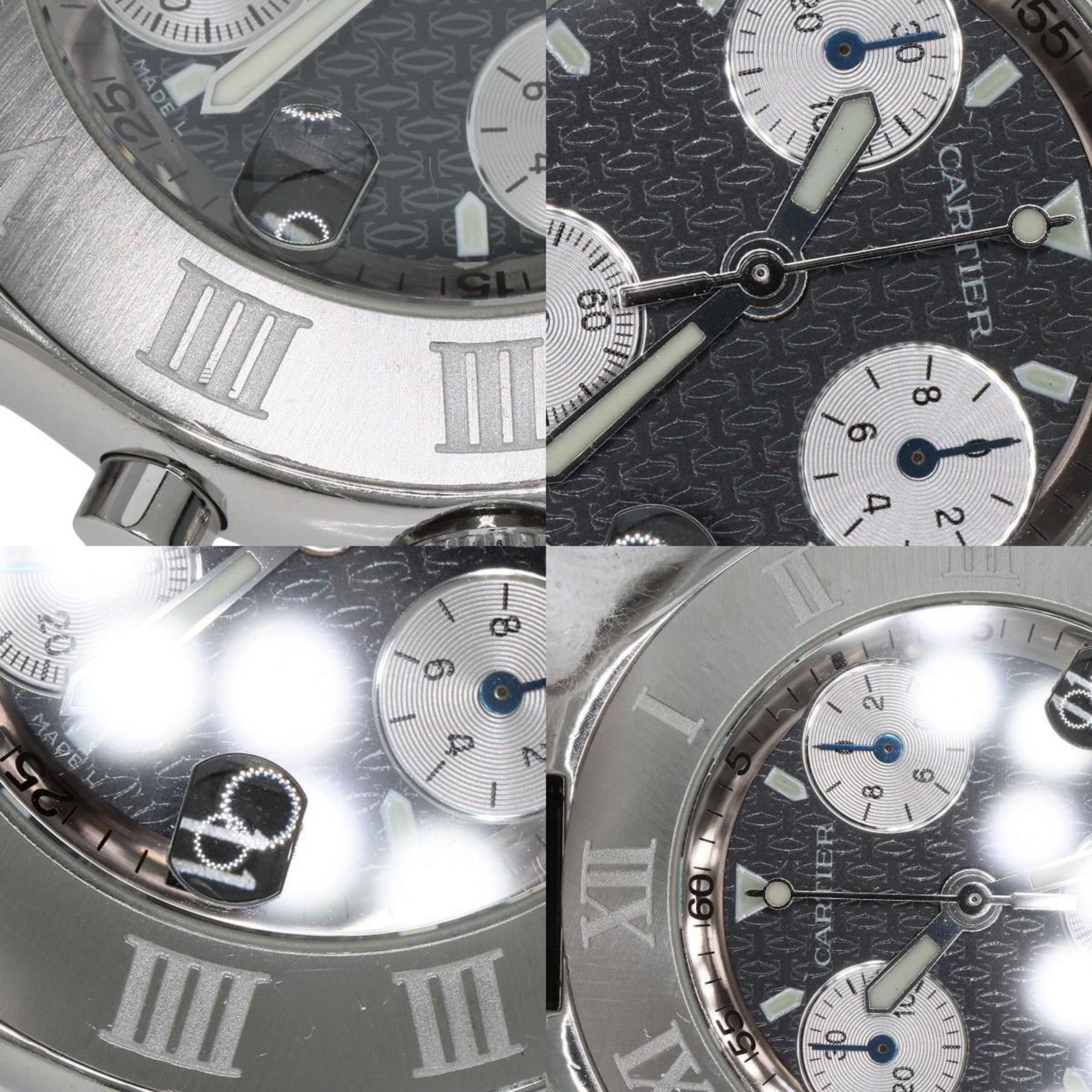 Cartier Cartier W10172T2 Chronoscuff Date Watch Stainless Steel SS Men's CARTIER Size ONE SIZE - 10 Thumbnail