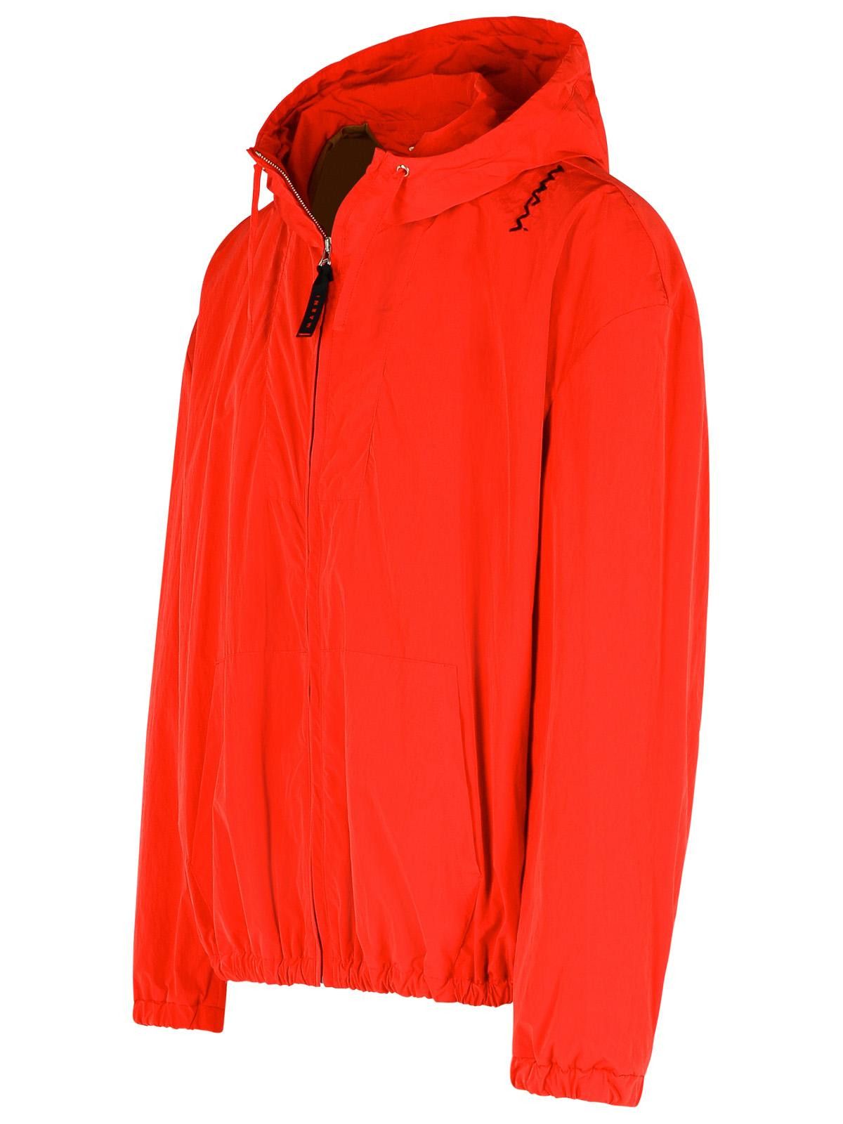 Marni MARNI Red Cotton Blend Jacket Size US L / EU 52-54 / 3 - 2 Thumbnail