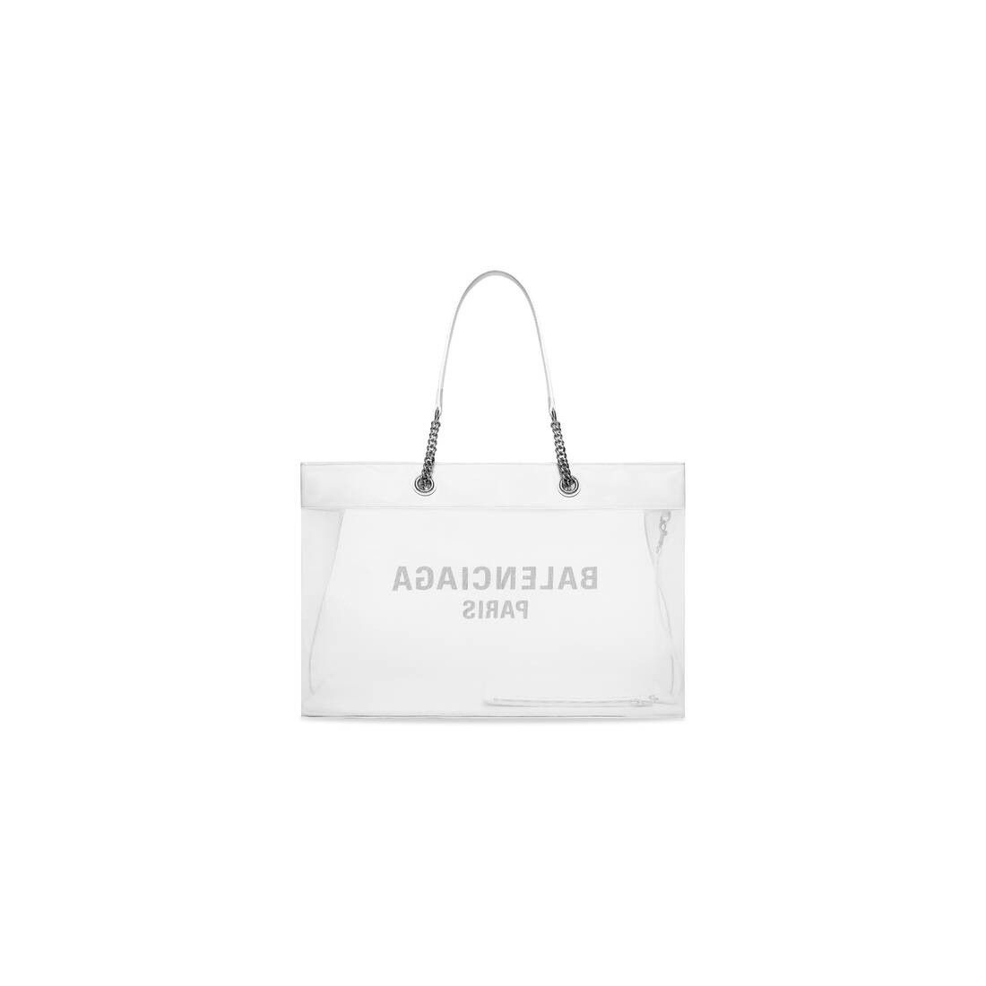 Balenciaga Duty Free Large Mesh Tote in White Size ONE SIZE - 4 Thumbnail