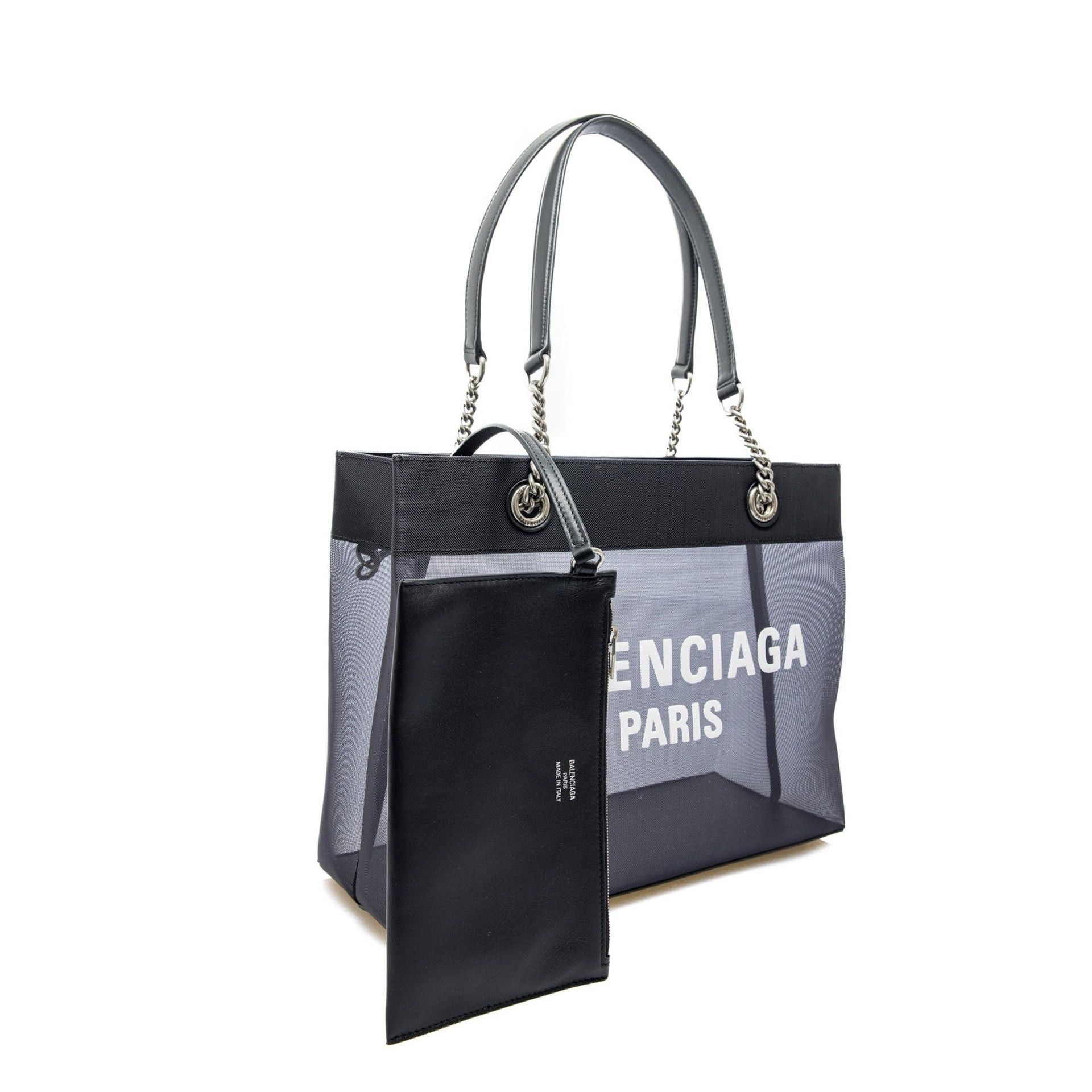 Balenciaga Duty Free Large Mesh Tote in Black Size ONE SIZE - 2 Thumbnail