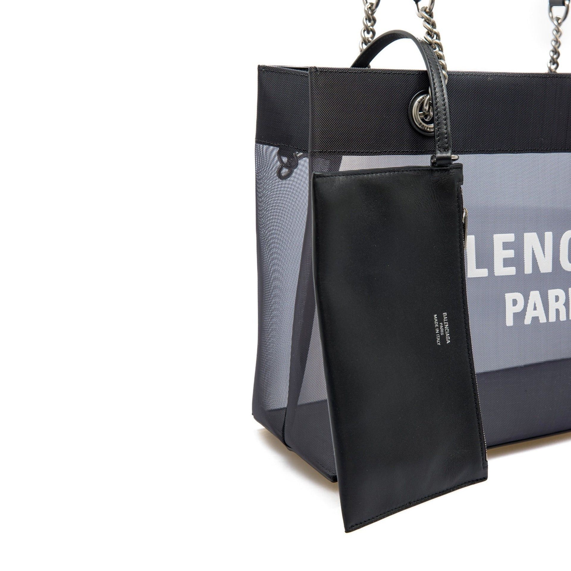 Balenciaga Duty Free Large Mesh Tote in Black Size ONE SIZE - 4 Thumbnail
