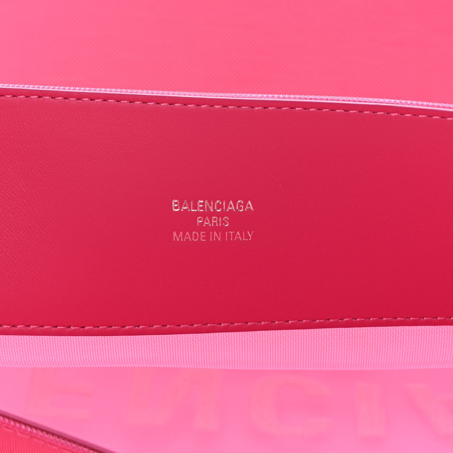 Balenciaga Duty Free Large Mesh Tote in Fuchsia Size ONE SIZE - 4 Thumbnail