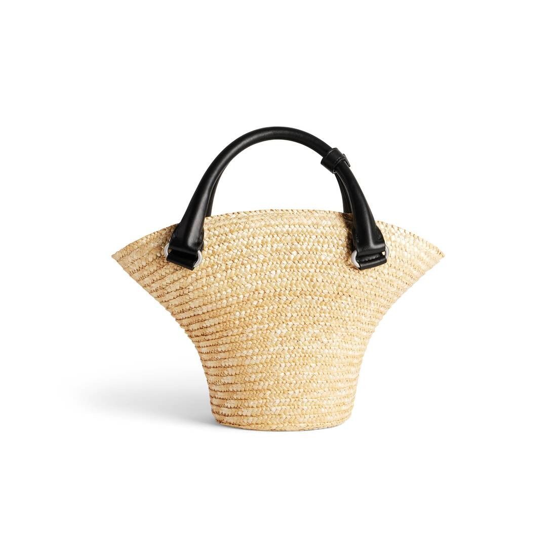 Balenciaga Beach Straw Bag Mini in Natural Size ONE SIZE - 4 Thumbnail