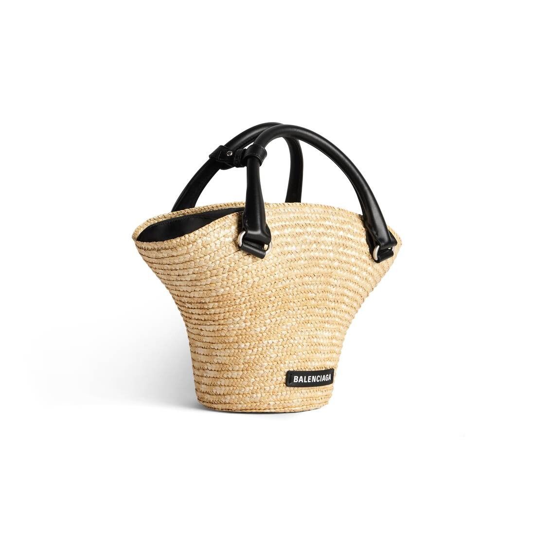 Balenciaga Beach Straw Bag Mini in Natural Size ONE SIZE - 2 Thumbnail
