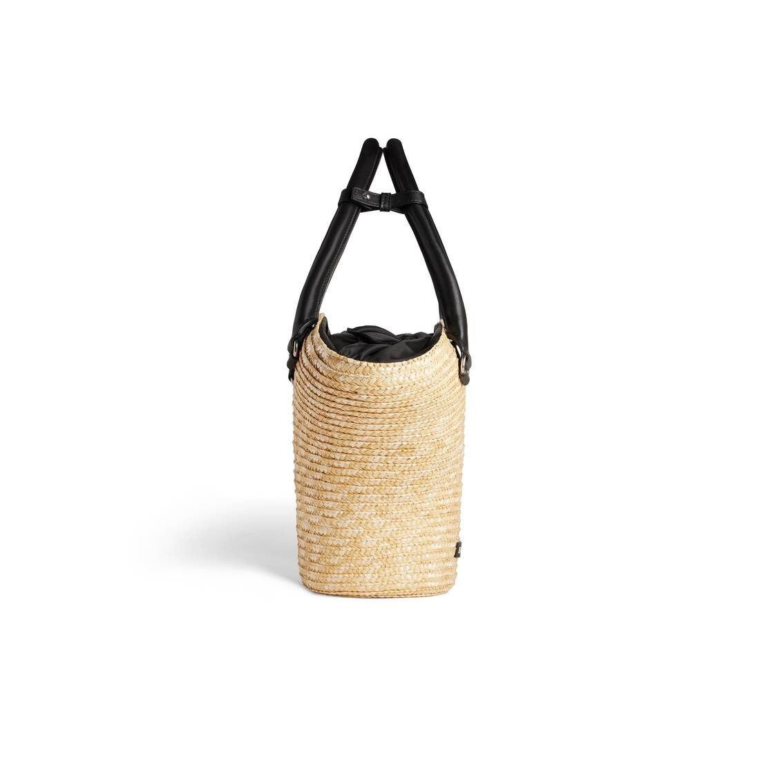 Balenciaga Beach Straw Tote Bag Medium in Natural Size ONE SIZE - 3 Thumbnail
