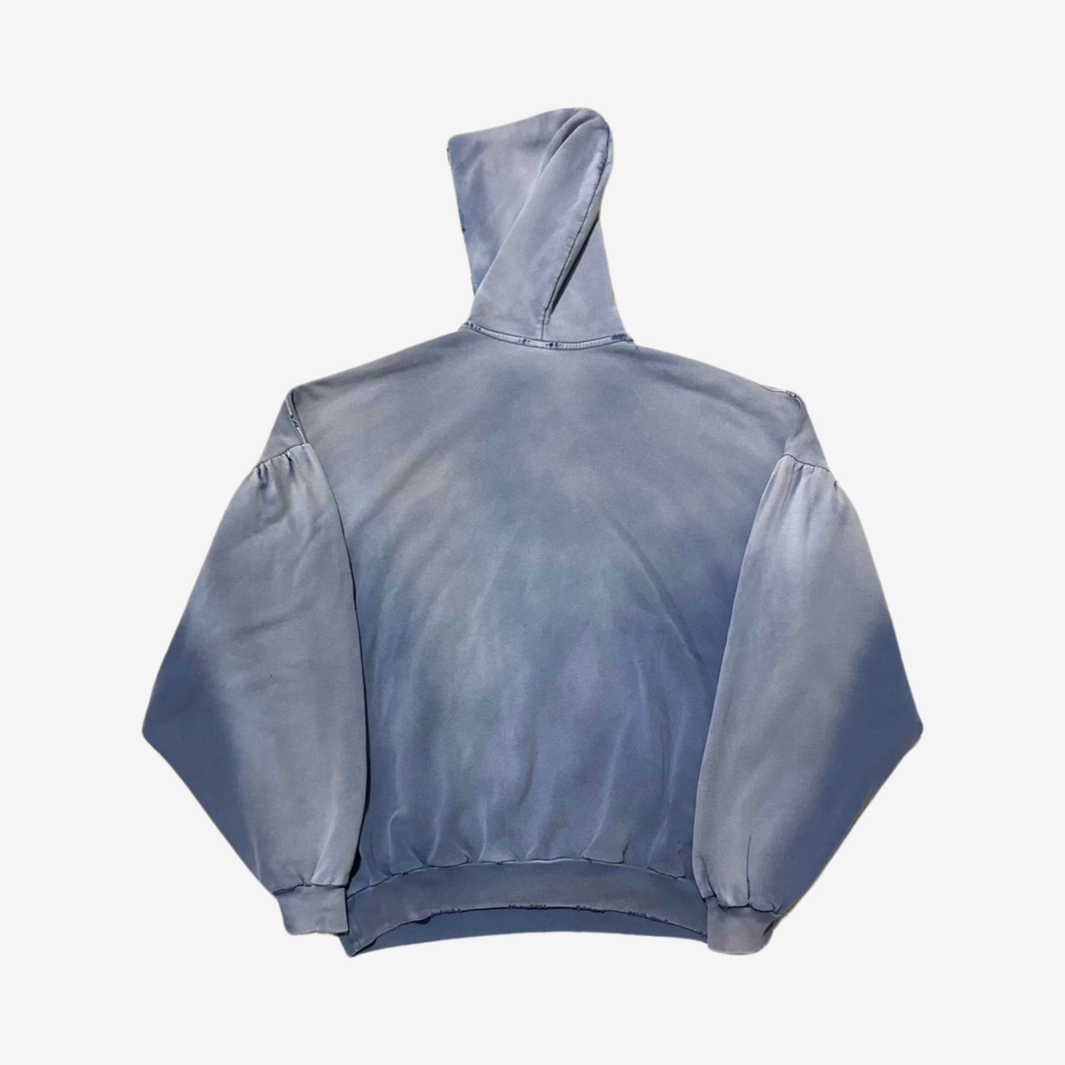 Balenciaga Be Kind Fadded Hoodie in Blue Size US L / EU 52-54 / 3 - 2 Thumbnail