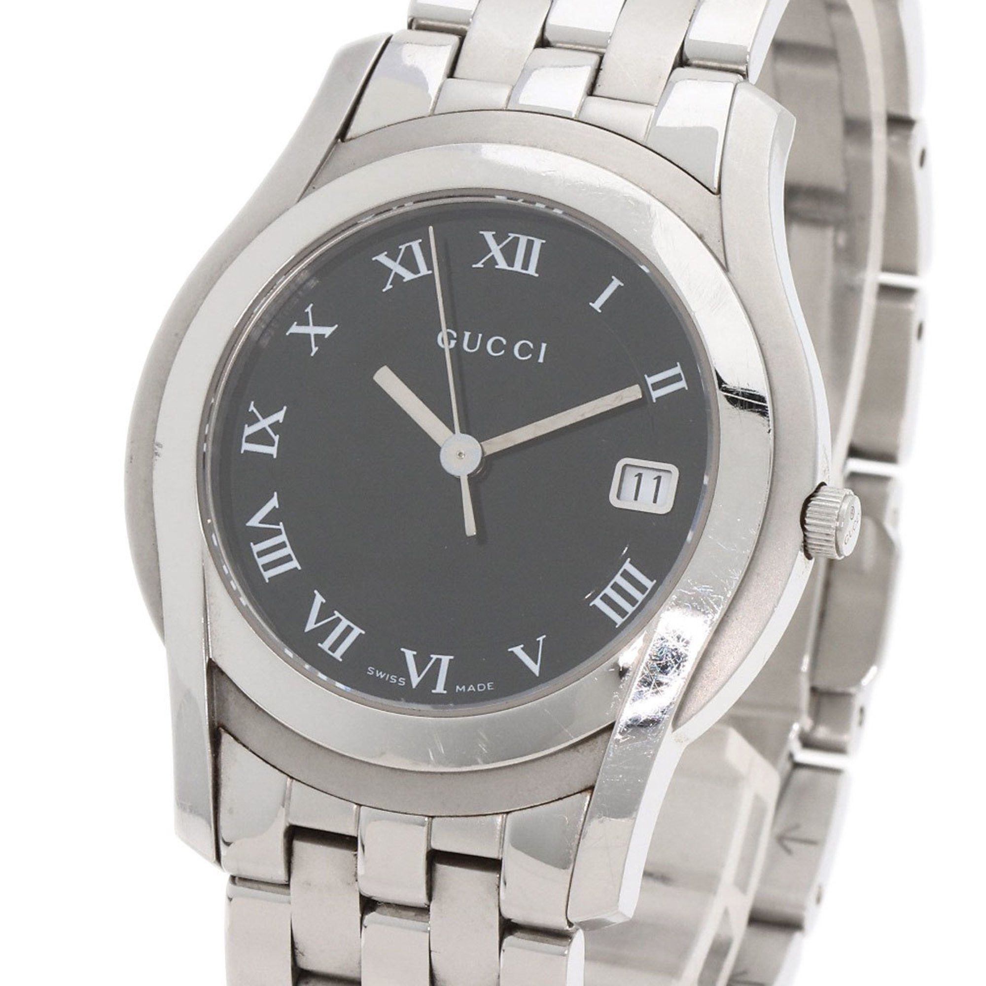 Gucci Gucci 5500M Watch Stainless Steel SS Men's GUCCI Size ONE SIZE - 3 Thumbnail