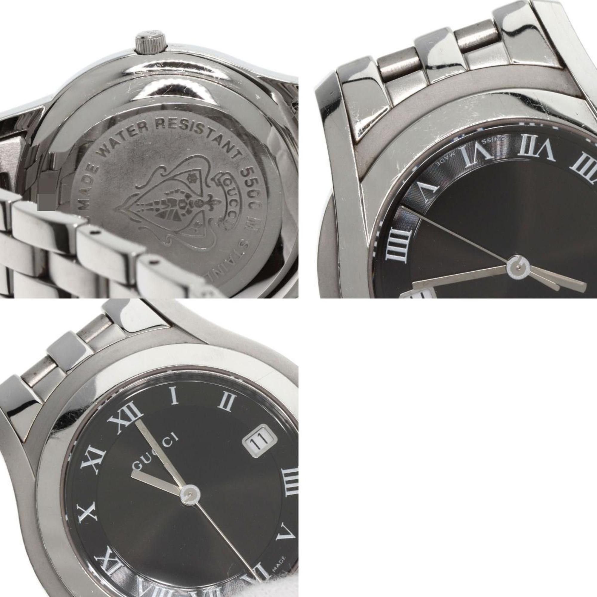 Gucci Gucci 5500M Watch Stainless Steel SS Men's GUCCI Size ONE SIZE - 10 Thumbnail