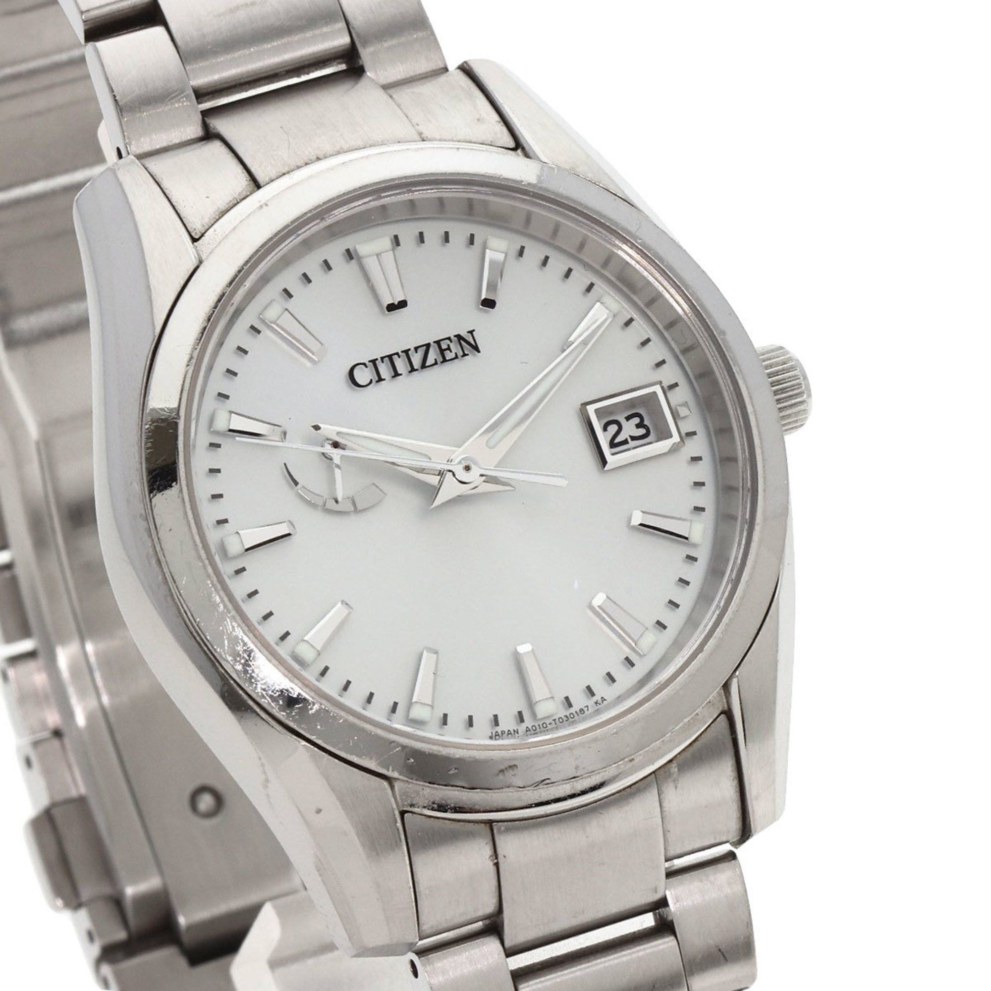 Citizen Citizen A010-T017983 AQ1000-58A The Watch Stainless Steel SS Men's CITIZEN Size ONE SIZE - 4 Thumbnail