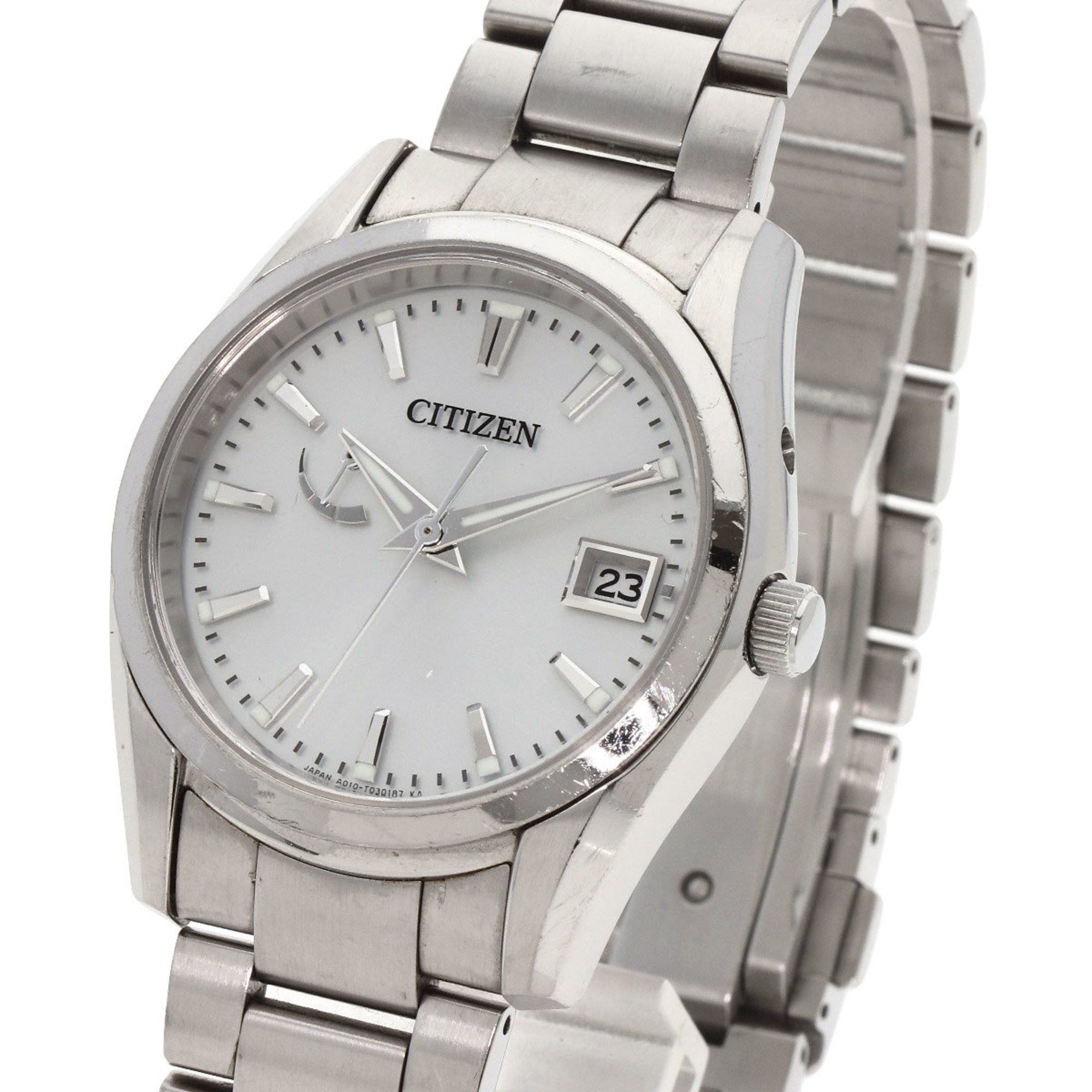 Citizen Citizen A010-T017983 AQ1000-58A The Watch Stainless Steel SS Men's CITIZEN Size ONE SIZE - 3 Thumbnail