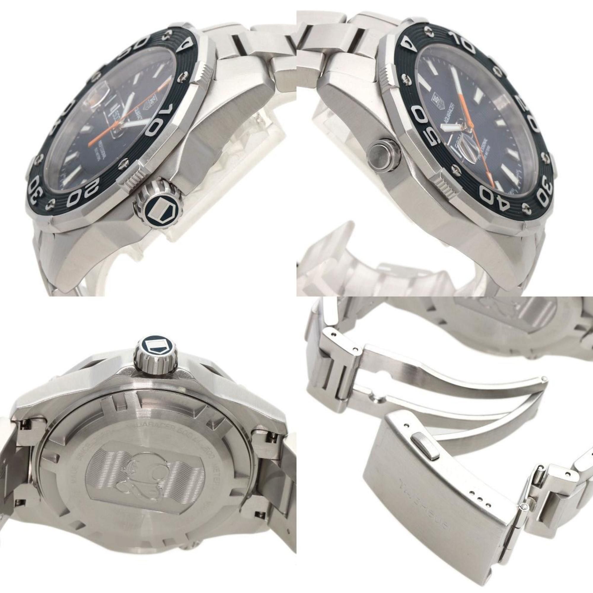 Tag Heuer TAG Heuer WAJ1112 Aquaracer Watch Stainless Steel SS Men's HEUER Size ONE SIZE - 5 Thumbnail
