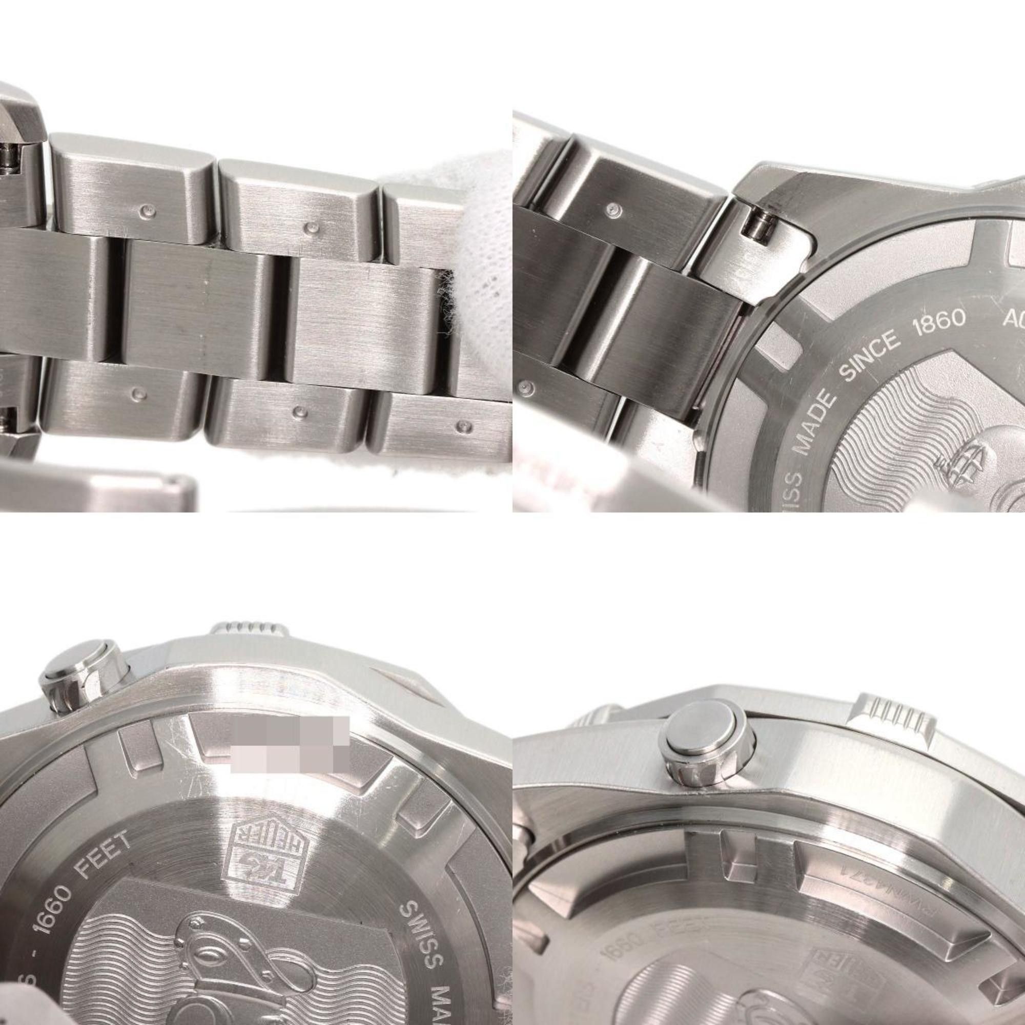 Tag Heuer TAG Heuer WAJ1112 Aquaracer Watch Stainless Steel SS Men's HEUER Size ONE SIZE - 9 Thumbnail