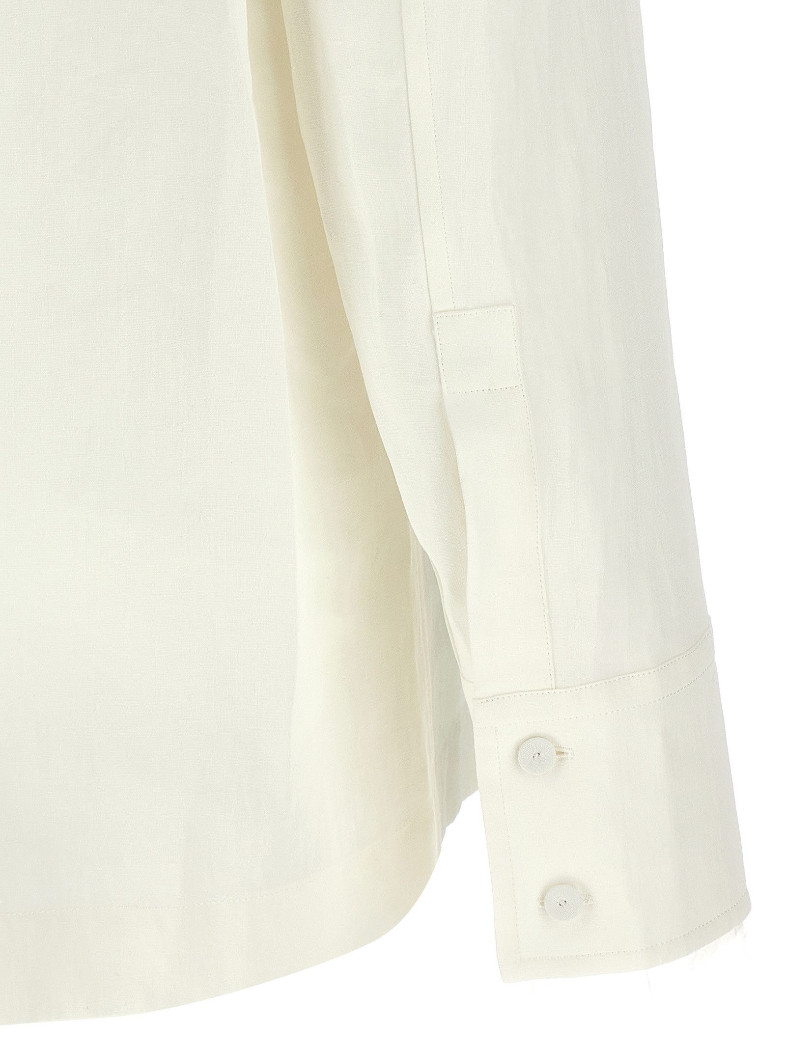 Jil Sander Linen Shirt Size S / US 4 / IT 40 - 4 Thumbnail