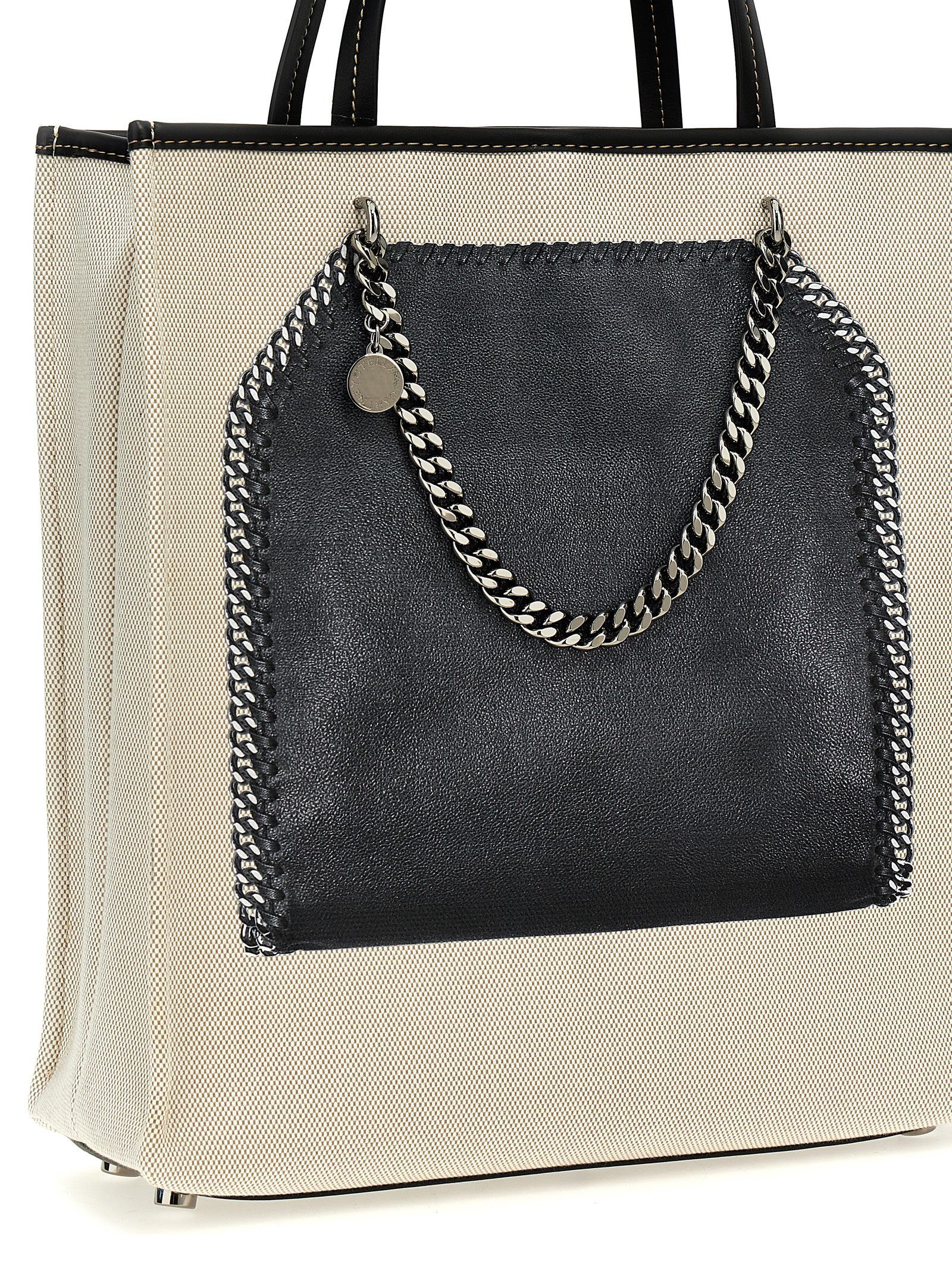 Stella McCartney 'Trompe L'Oeil Print On' Shopping Bag Size ONE SIZE - 3 Thumbnail