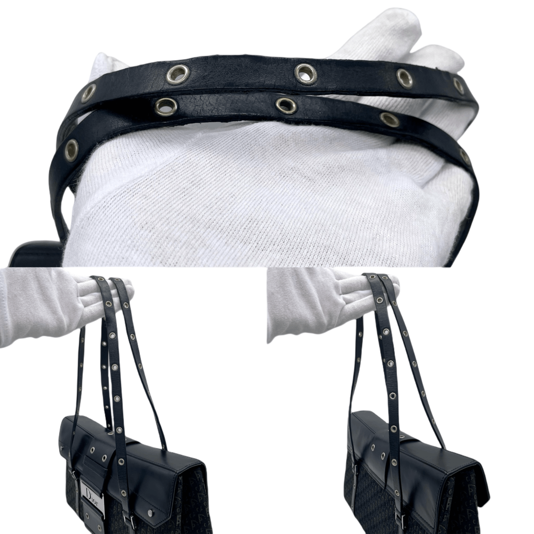 Dior Christian Dior Columbus Trotter Street Chic Double Shoulder Flap Bag Size ONE SIZE - 10 Thumbnail